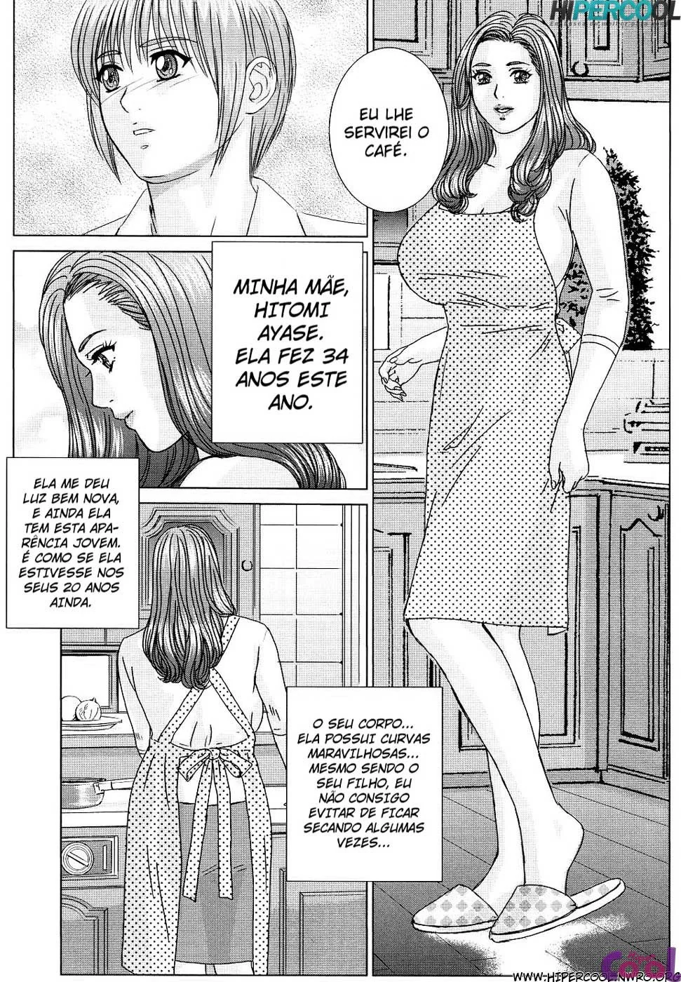 Mãe peituda: os desejos proibidos de Shun em Hentai HQ Brasileiro