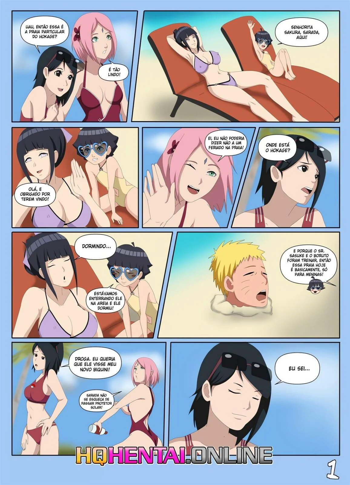 Mãe Piranha Usando Himawari de Alívio Sexual em Hentai HQ Brasileiro