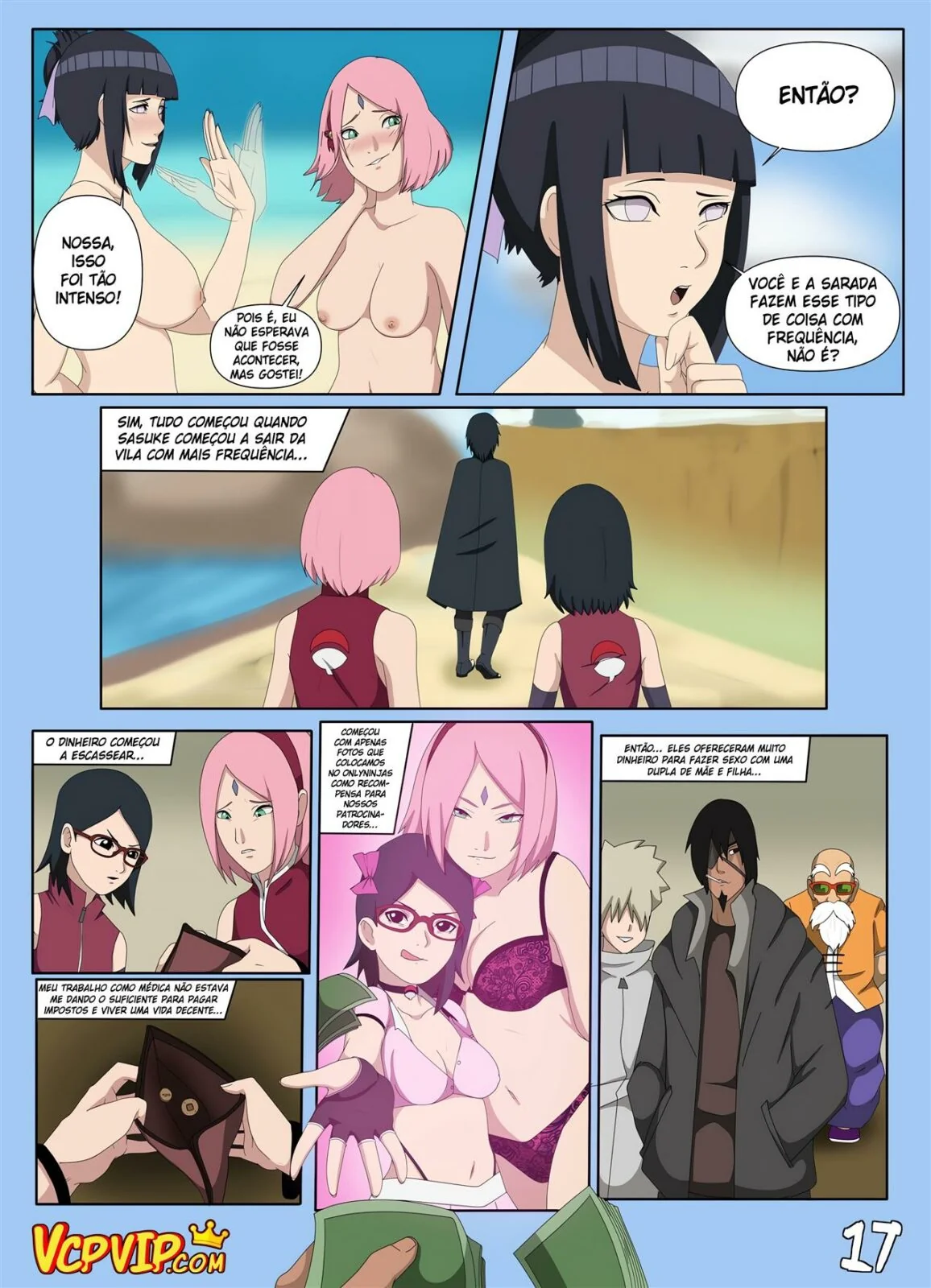 Mãe Piranha Usando Himawari de Alívio Sexual em Hentai HQ Brasileiro