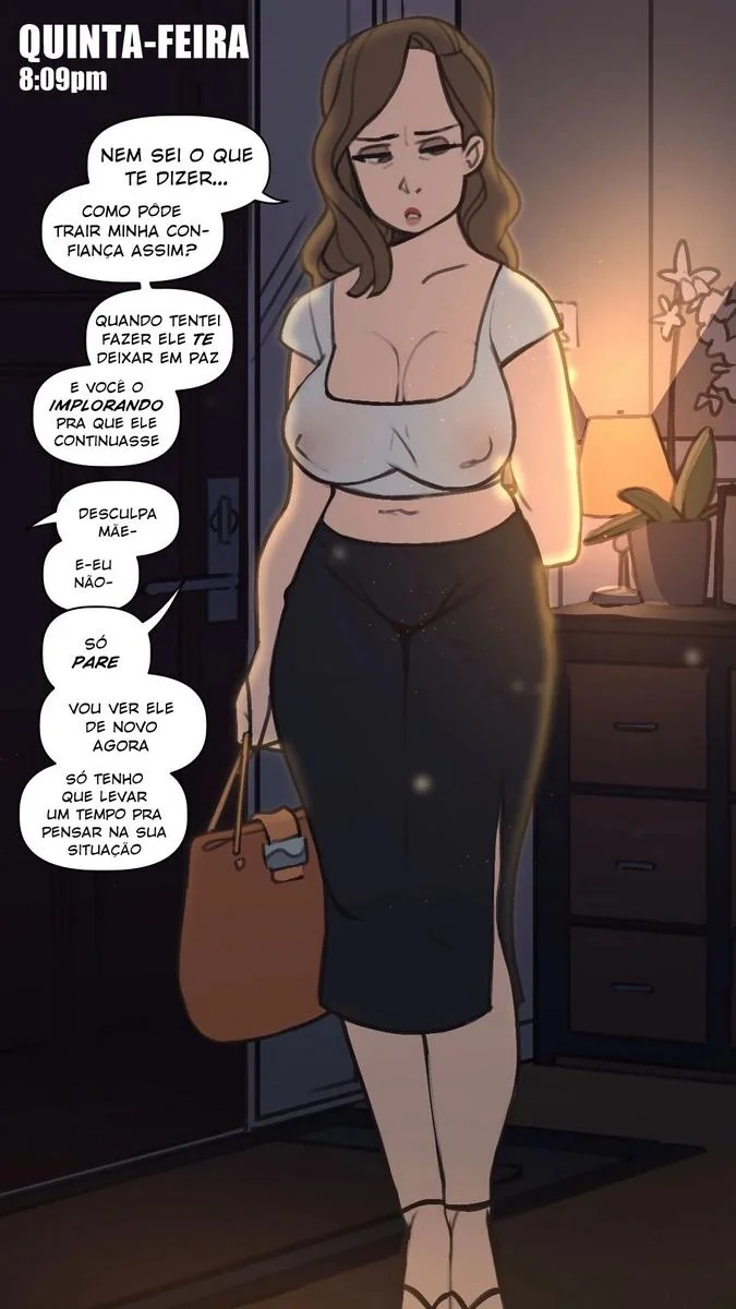 Mãe Piranha vai ensinar ao filho como se defender dos outros garotos - Em Hentai HQ Brasileiro