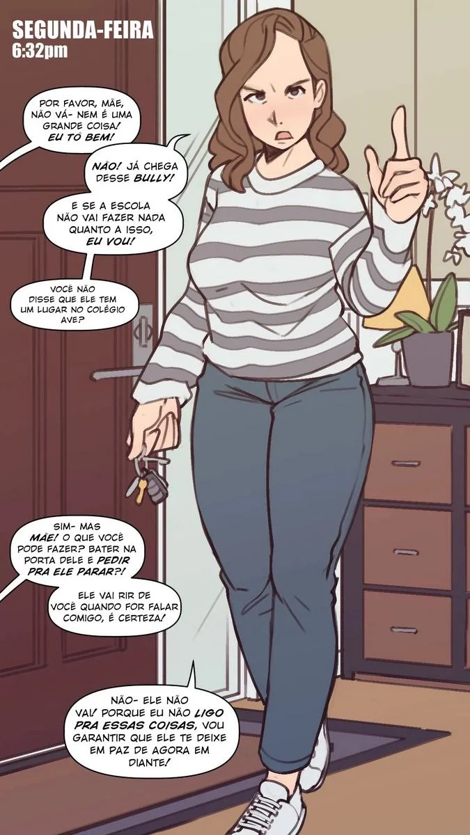 Mãe Piranha vai ensinar ao filho como se defender dos outros garotos - Em Hentai HQ Brasileiro