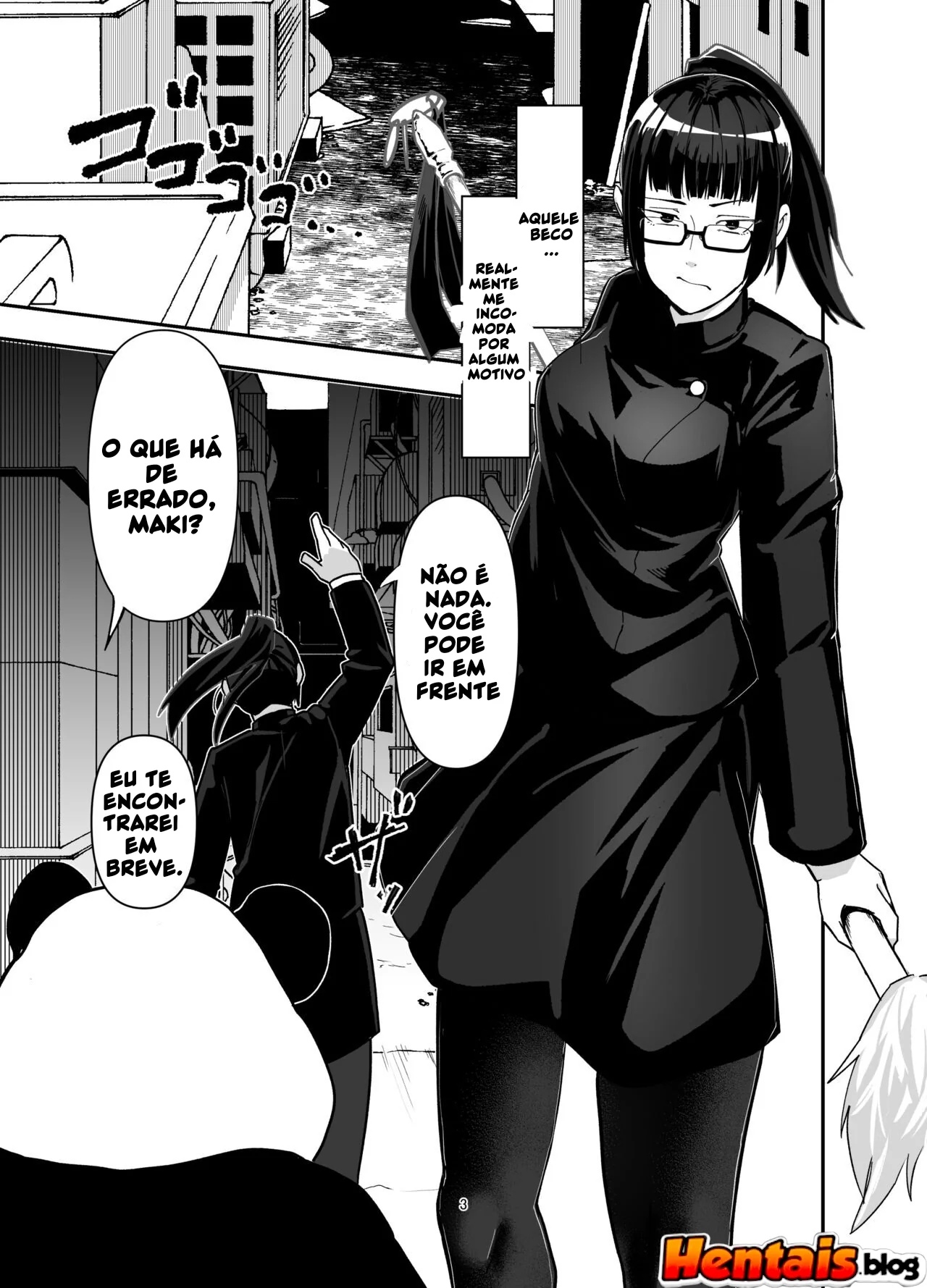 Maki Zenin e os Óculos da Obediência: Hentai HQ Brasileiro