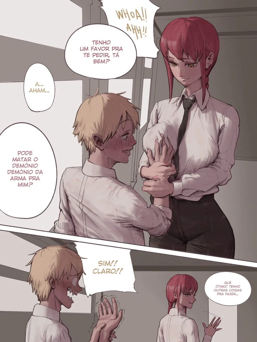 Makima Derrota Demônio de Pau Grande e Vira Puta em Chainsaw Man Hentai HQ Brasileiro Makima Derrota Demônio de Pau Grande e Vira Puta em Chainsaw Man Hentai HQ Brasileiro