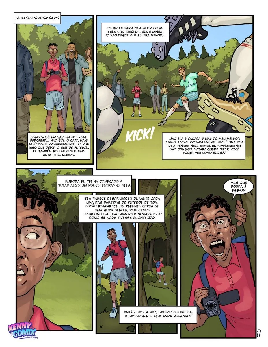 Mamãe Piranha e seus Amigos Colegiais - Hentai HQ Brasileiro