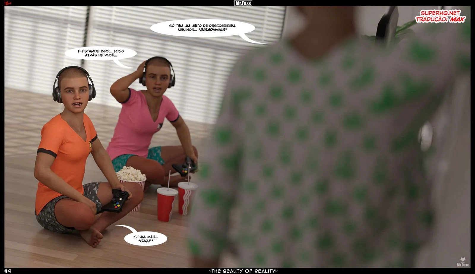 Mamãe Piranha Ensina Filhos a Respeitar uma Buceta de Verdade em Hentai HQ Brasileiro