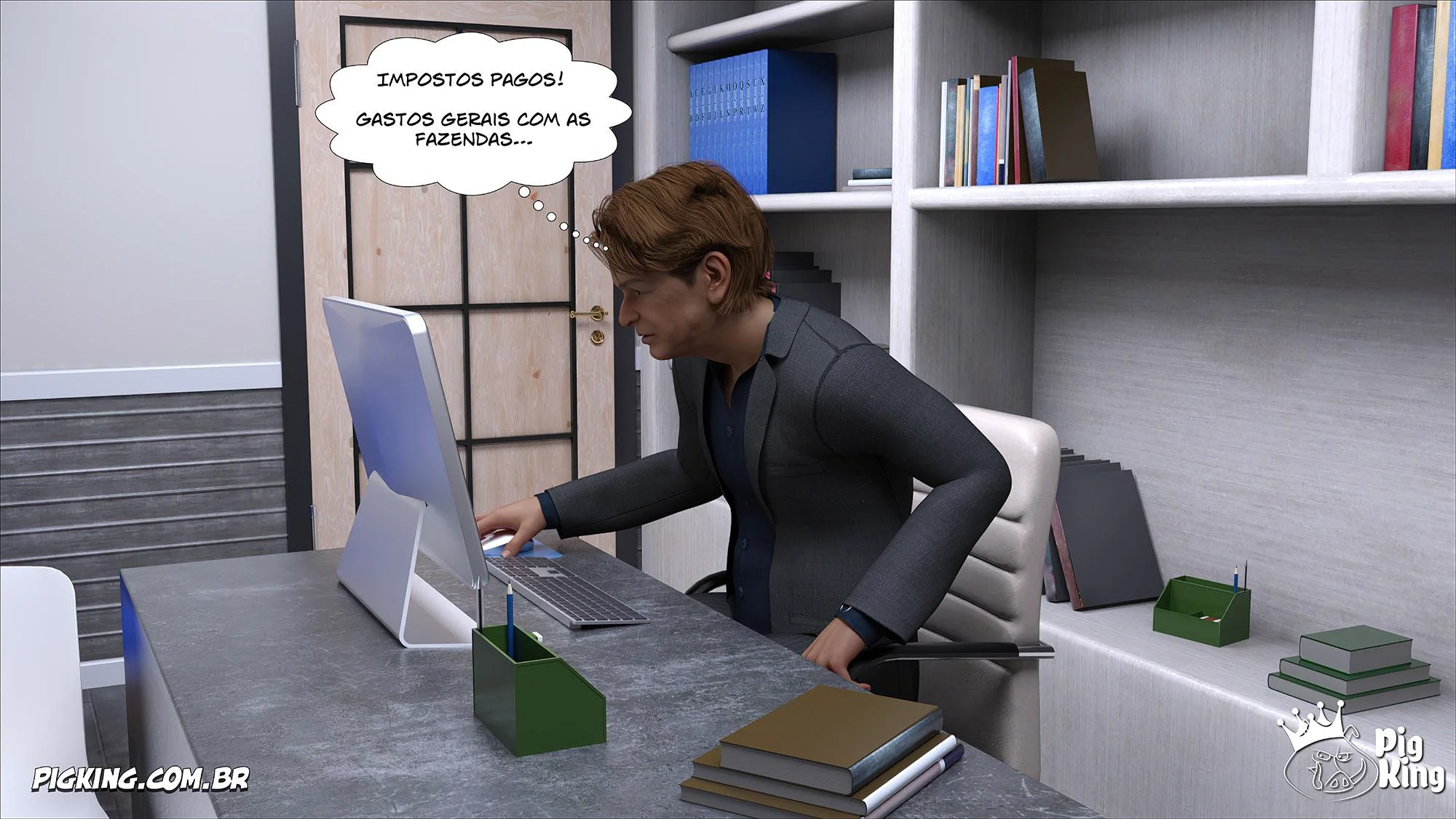 Mamãe Piranha: Ensina Seu Filho a Amar Sua Buceta" em Hentai Incesto HQ Brasileiro