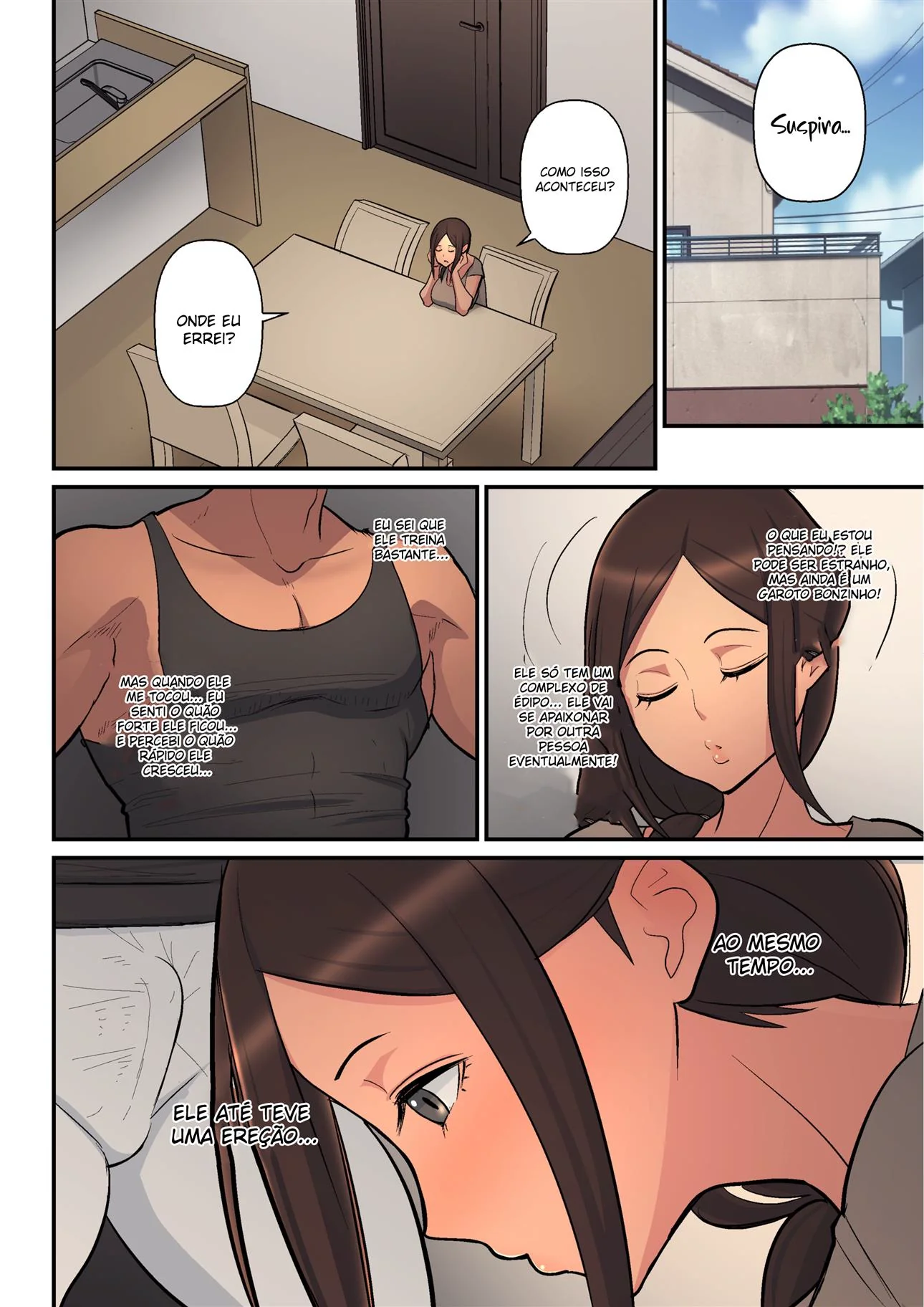 Mamãe Piranha Seduzindo o Filho Pervertido - Uma História de Desejo Proibido em Hentai HQ