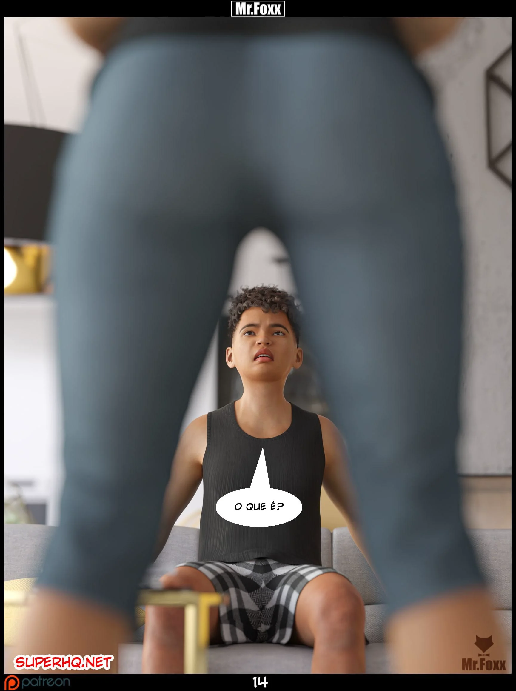 Mamãe Safada e o Filhão Preguiçoso: Troca de Favores bem Picantes em Hentai HQ Brasileiro