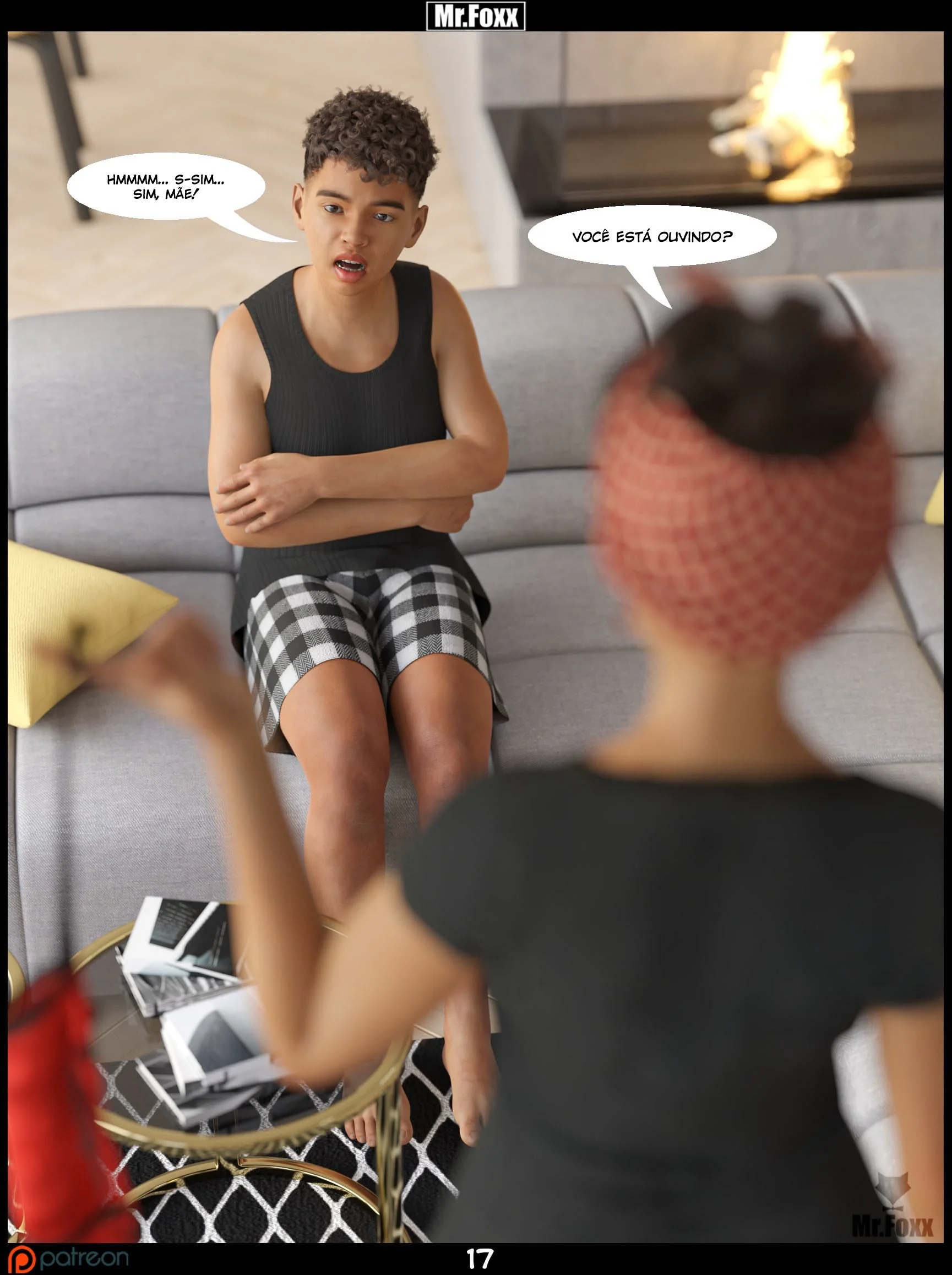 Mamãe Safada e o Filhão Preguiçoso: Troca de Favores bem Picantes em Hentai HQ Brasileiro