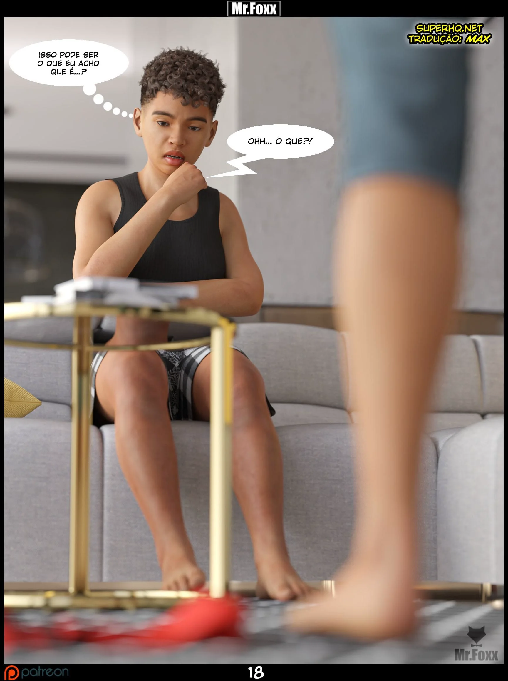 Mamãe Safada e o Filhão Preguiçoso: Troca de Favores bem Picantes em Hentai HQ Brasileiro