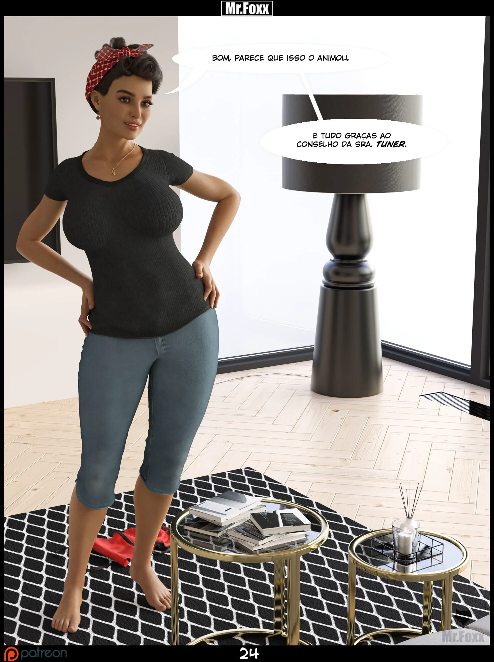 Mamãe Safada e o Filhão Preguiçoso: Troca de Favores bem Picantes em Hentai HQ Brasileiro