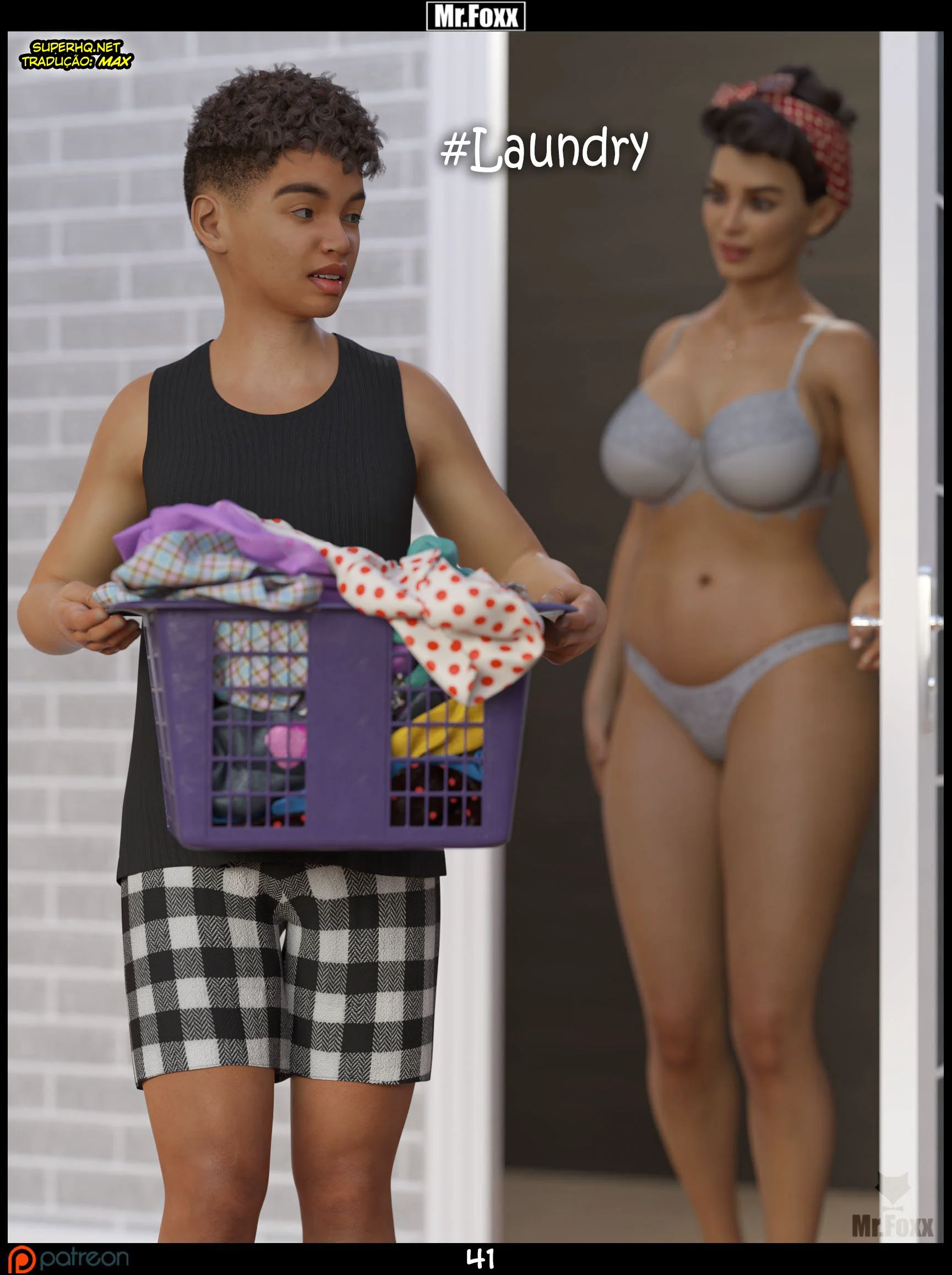 Mamãe Safada e o Filhão Preguiçoso: Troca de Favores bem Picantes em Hentai HQ Brasileiro