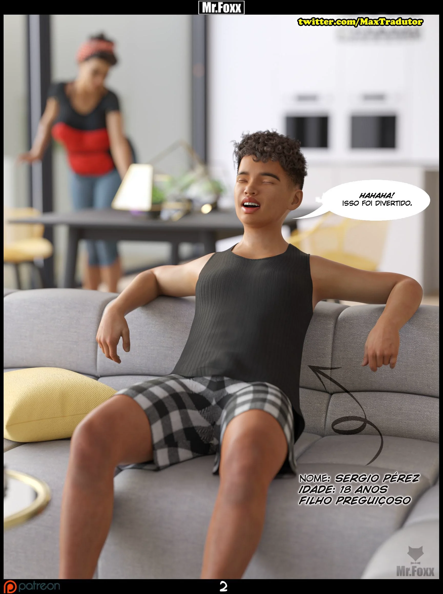 Mamãe Safada e o Filhão Preguiçoso: Troca de Favores bem Picantes em Hentai HQ Brasileiro