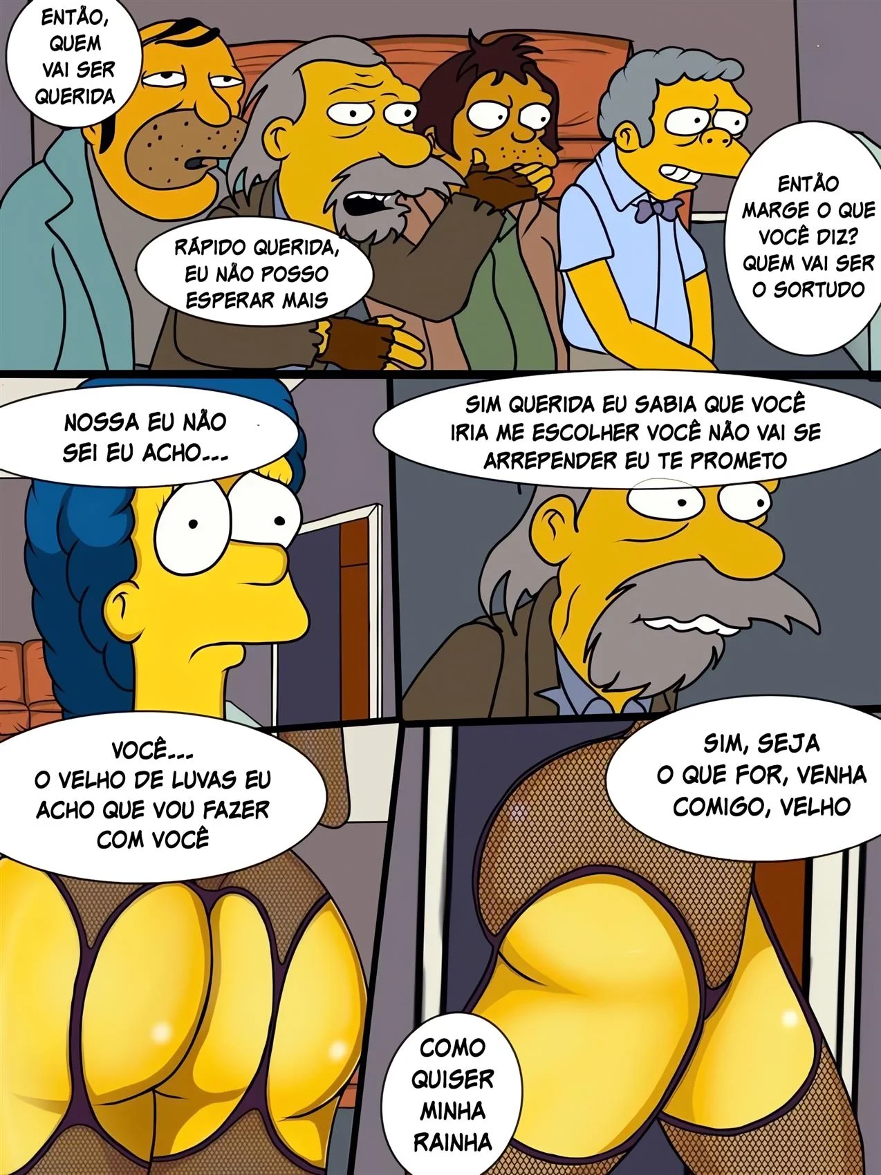 Marge, a Piranha dos Simpsons, Agora é Stripper e Toma Pirocada no Buraco dos Peitos - Em HQ Brasileiro Marge, a Piranha dos Simpsons, Agora é Stripper e Toma Pirocada no Buraco dos Peitos - Em HQ Brasileiro