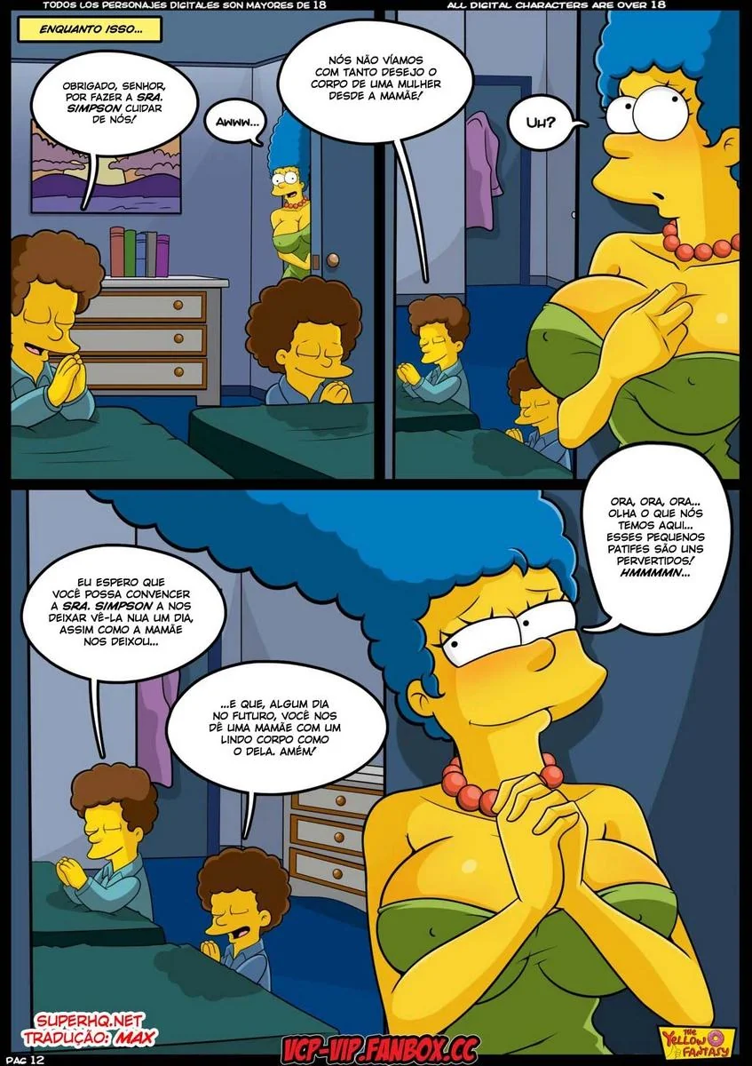 Marge e Bart: A Putaria nos Simpsons em HQ Brasileiro