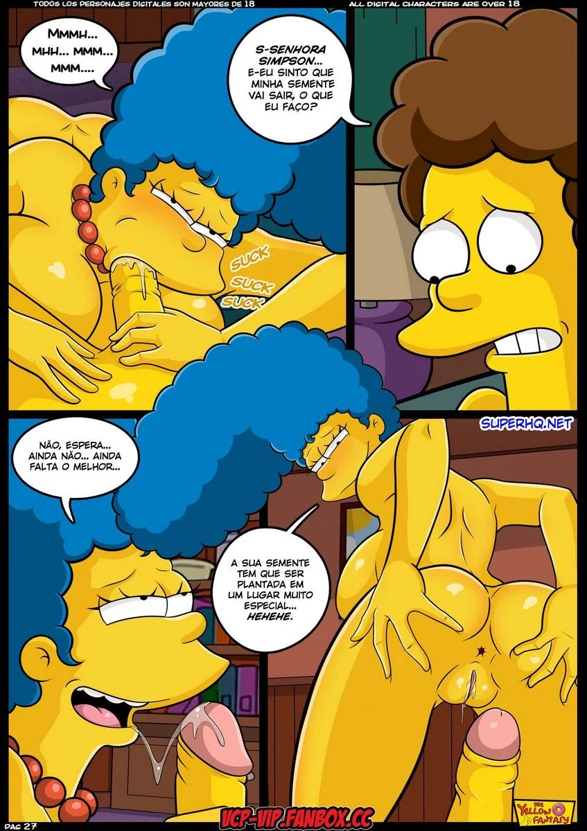 Marge e Bart: A Putaria nos Simpsons em HQ Brasileiro
