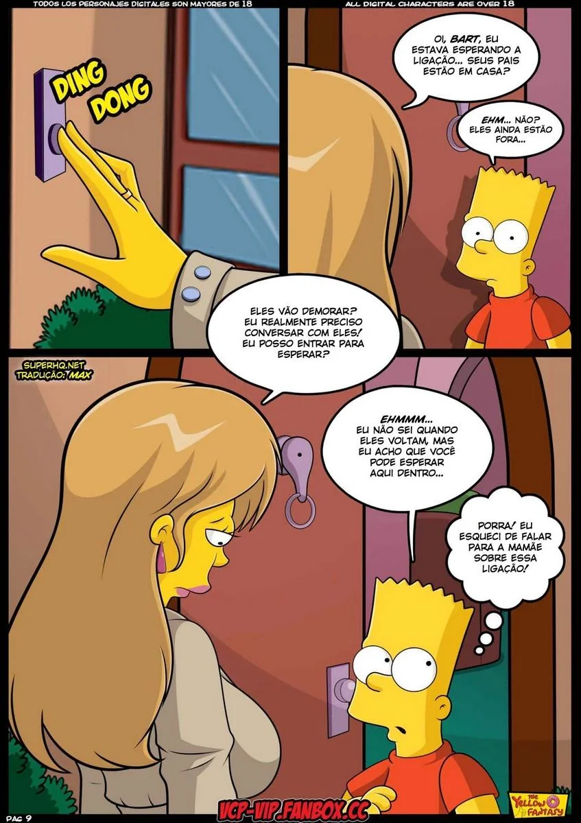 Marge e Bart: A Putaria nos Simpsons em HQ Brasileiro