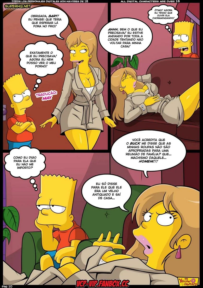 Marge e Bart: A Putaria nos Simpsons em HQ Brasileiro