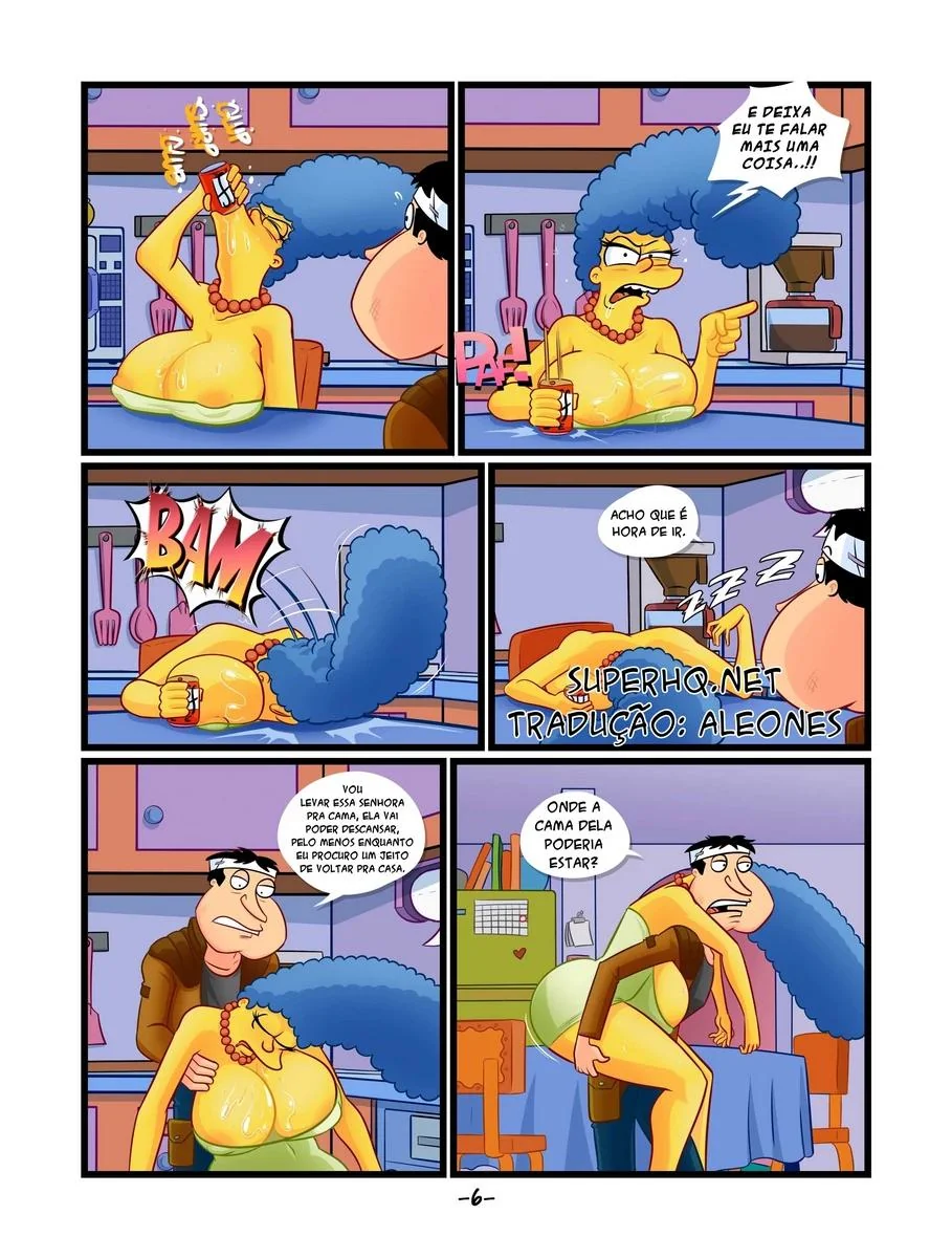 Marge e Quagmire: A Piranha da Família Simpsons em Hentai HQ Brasileiro Marge e Quagmire: A Piranha da Família Simpsons em Hentai HQ Brasileiro