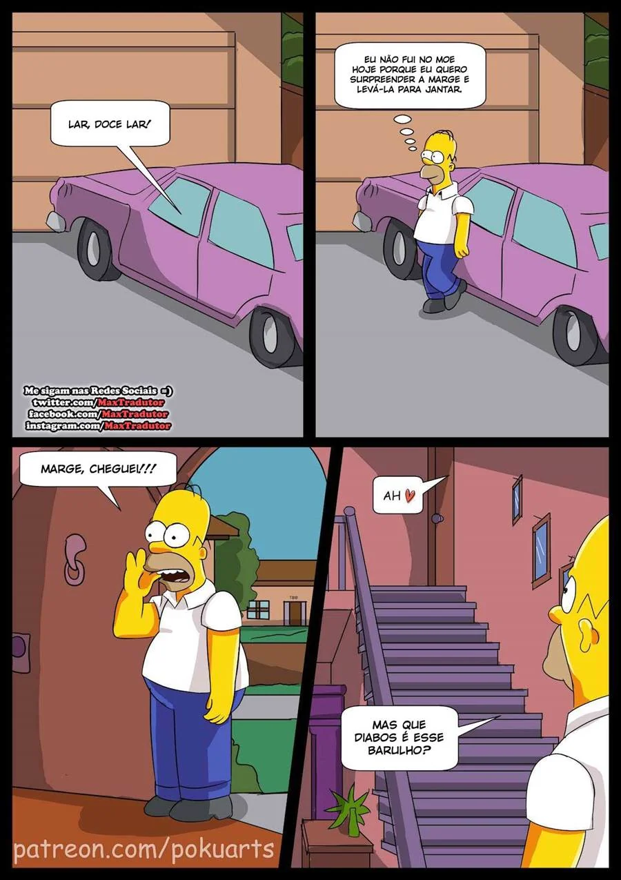 Marge Piranha Dando um Trato no Bart - Simpsons Porno em HQ Brasileiro