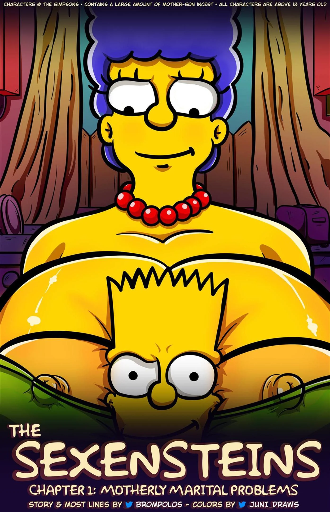 Marge Piranha Leva Rola do Vizinho em Hentai HQ dos Simpsons