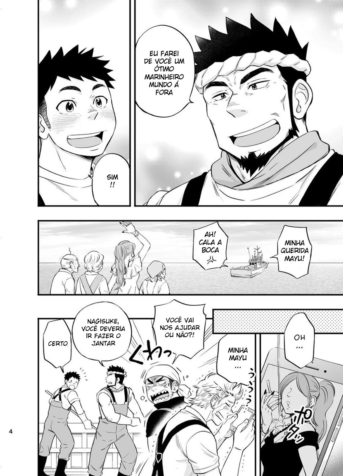 Marinheiro Novato: A Iniciação na Marinha das Rolas e Bucetas em Alto Mar" em Hentai HQ