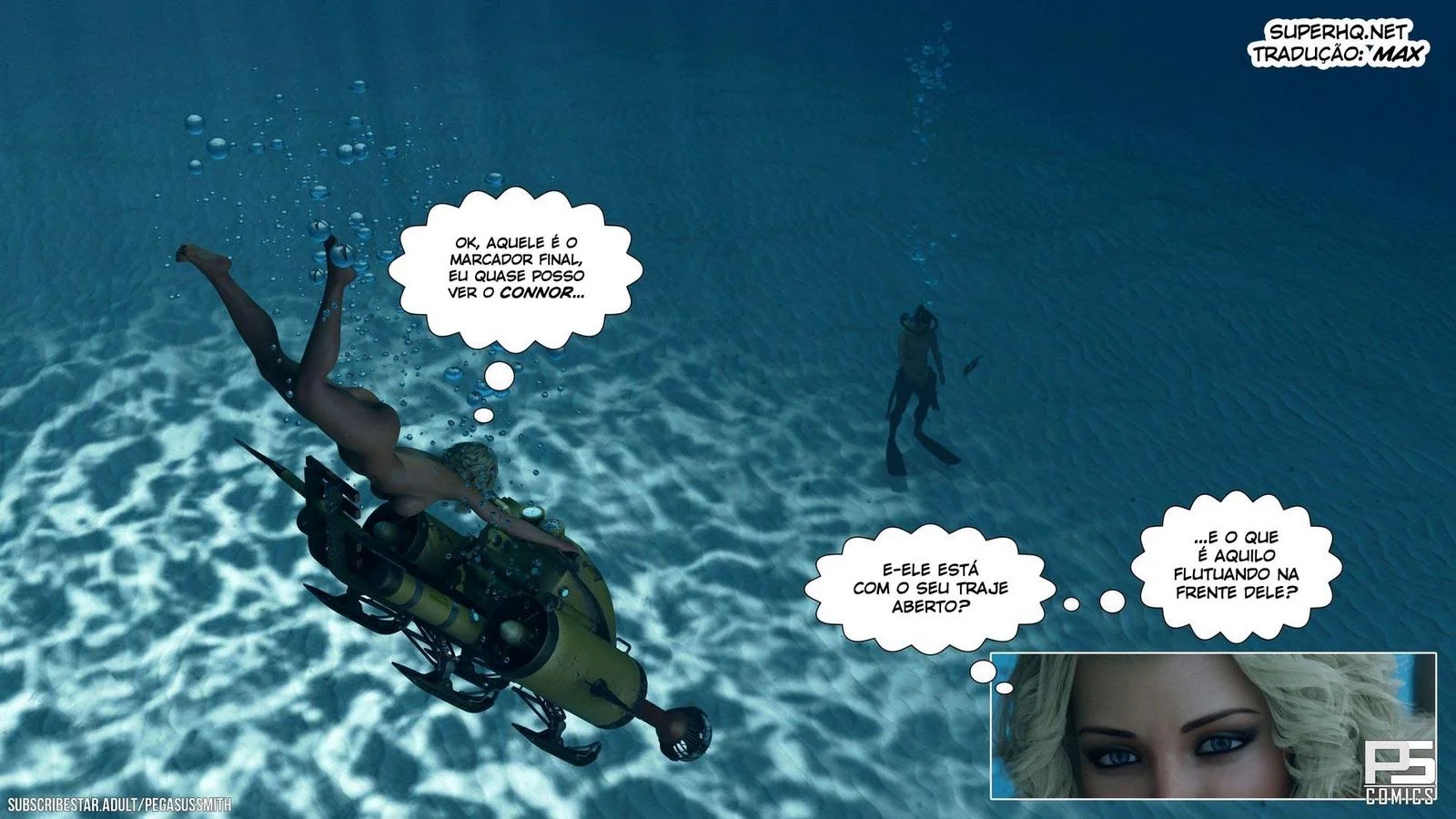 Mergulho Sem Roupa: A Excitação de Sandy em Hentai HQ Brasileiro Mergulho Sem Roupa: A Excitação de Sandy em Hentai HQ Brasileiro