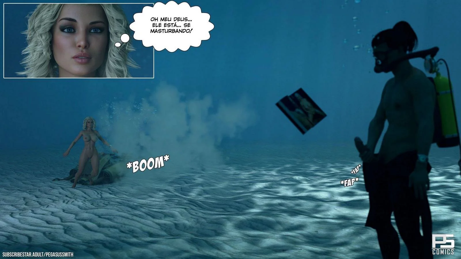 Mergulho Sem Roupa: A Excitação de Sandy em Hentai HQ Brasileiro Mergulho Sem Roupa: A Excitação de Sandy em Hentai HQ Brasileiro