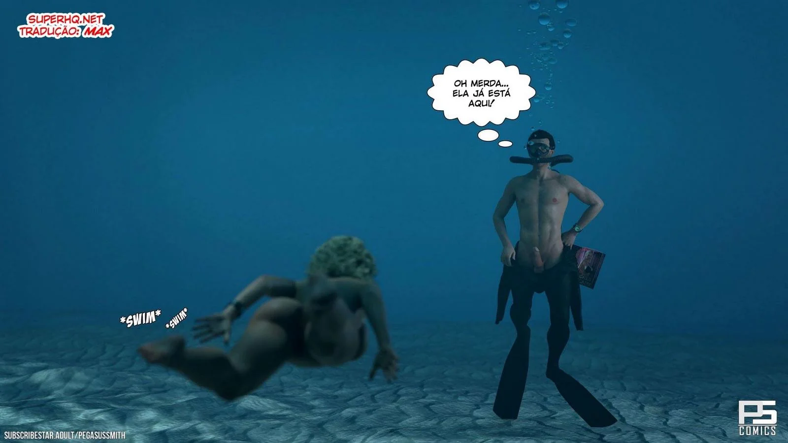 Mergulho Sem Roupa: A Excitação de Sandy em Hentai HQ Brasileiro Mergulho Sem Roupa: A Excitação de Sandy em Hentai HQ Brasileiro