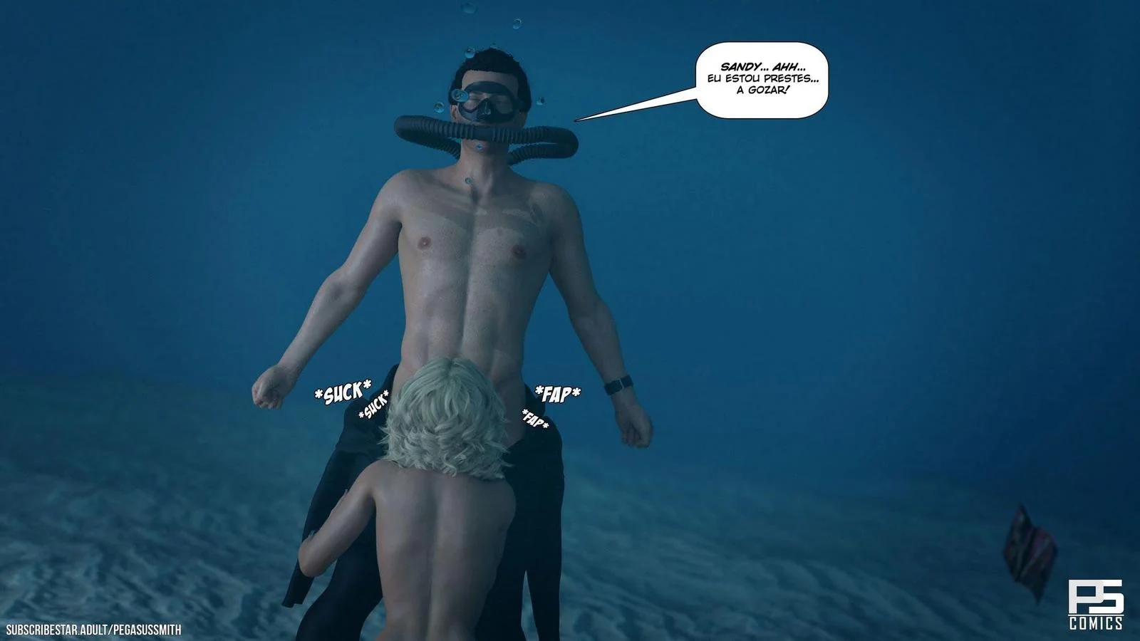 Mergulho Sem Roupa: A Excitação de Sandy em Hentai HQ Brasileiro Mergulho Sem Roupa: A Excitação de Sandy em Hentai HQ Brasileiro