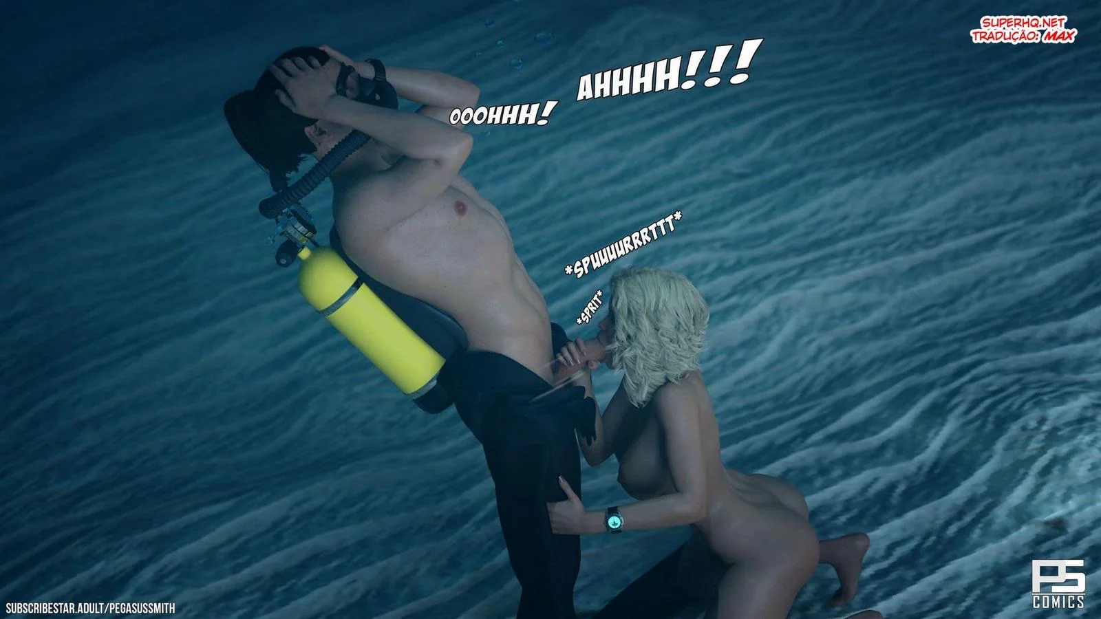 Mergulho Sem Roupa: A Excitação de Sandy em Hentai HQ Brasileiro Mergulho Sem Roupa: A Excitação de Sandy em Hentai HQ Brasileiro