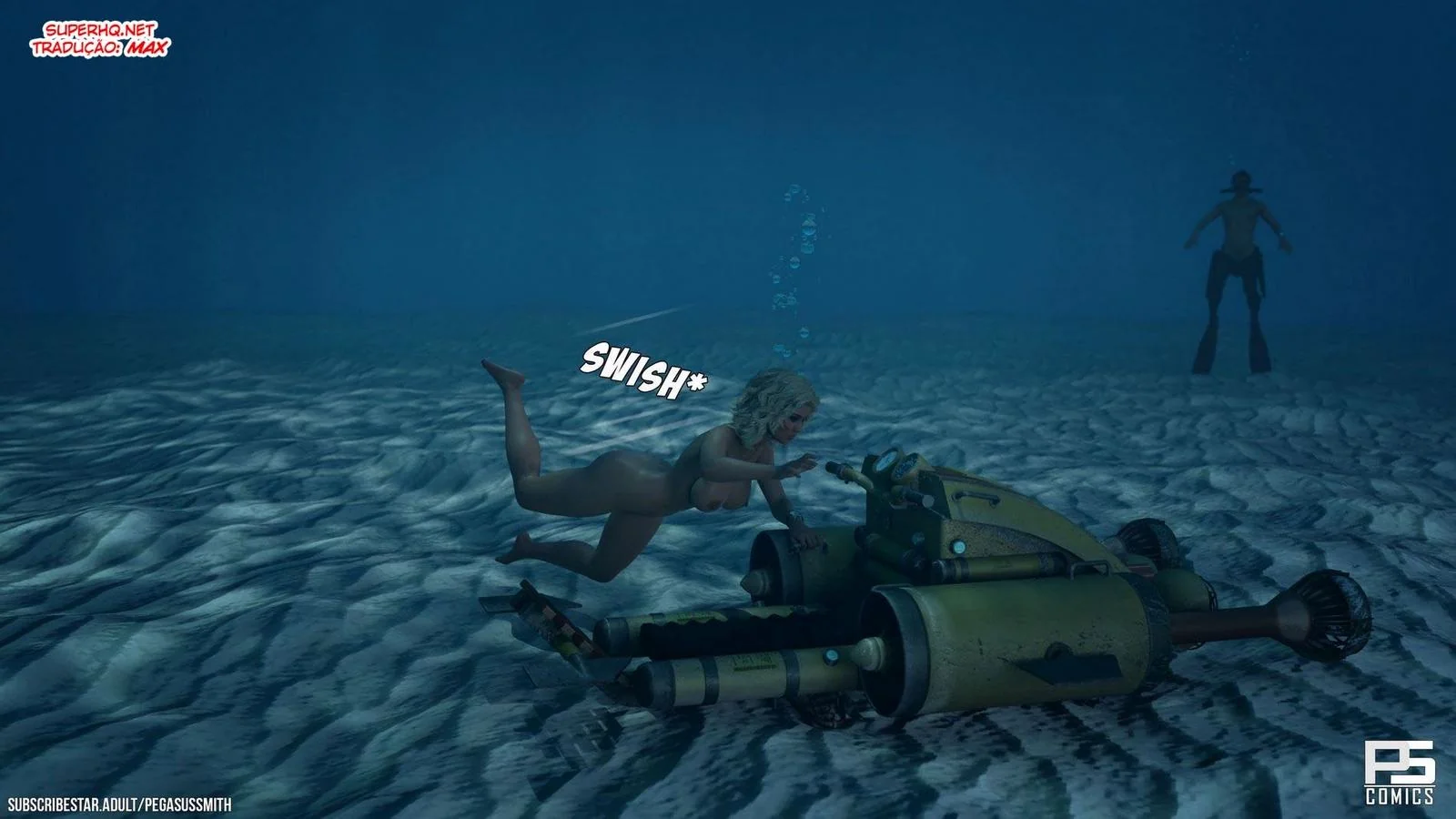 Mergulho Sem Roupa: A Excitação de Sandy em Hentai HQ Brasileiro Mergulho Sem Roupa: A Excitação de Sandy em Hentai HQ Brasileiro