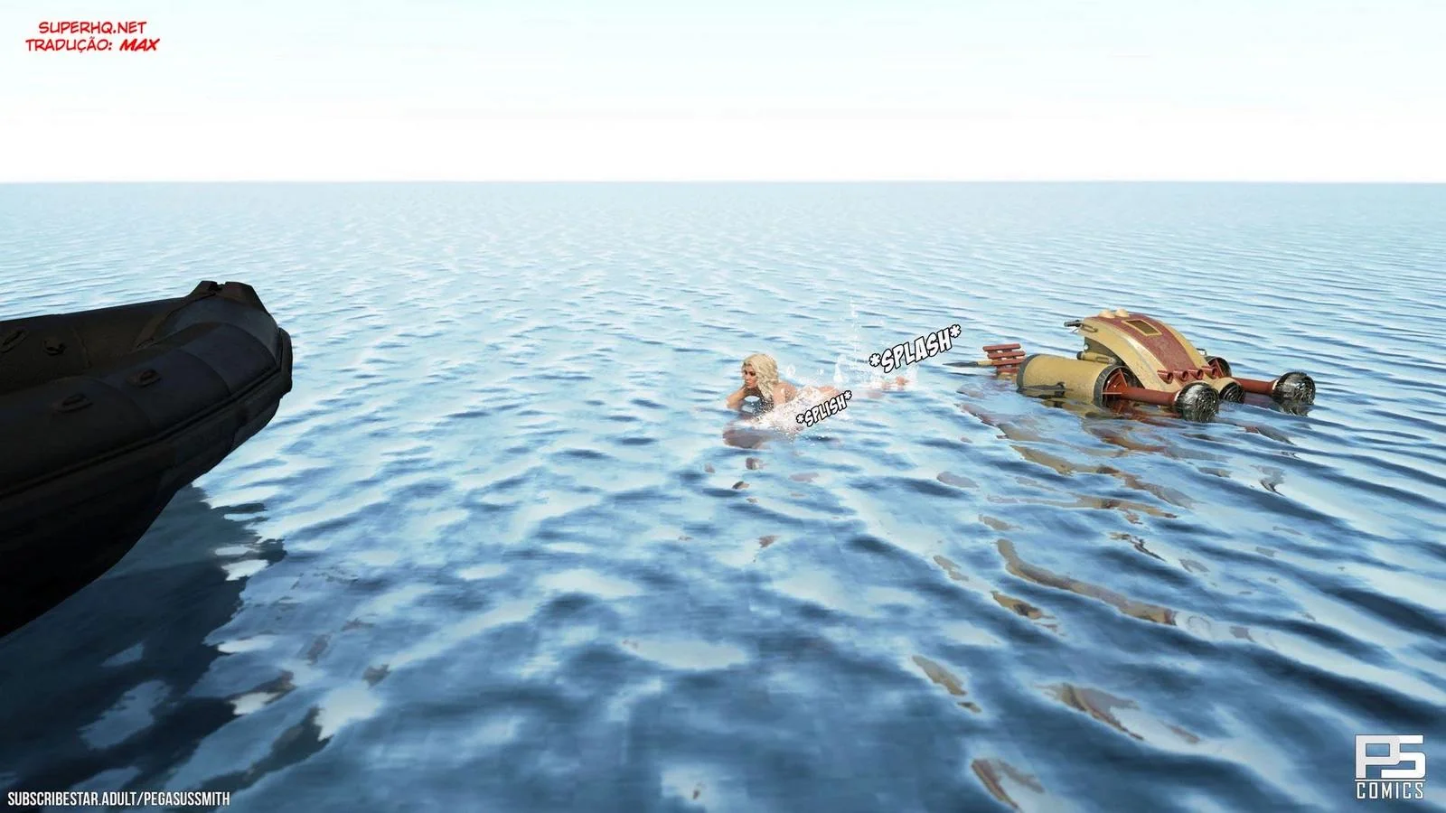 Mergulho Sem Roupa: A Excitação de Sandy em Hentai HQ Brasileiro Mergulho Sem Roupa: A Excitação de Sandy em Hentai HQ Brasileiro