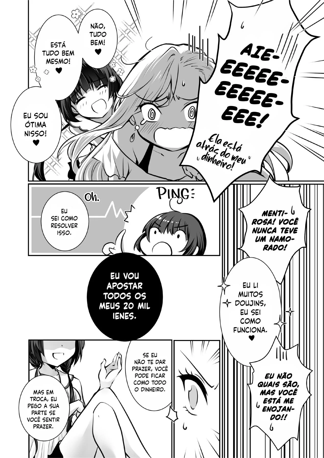 Mesada da Piranha Safada - Nayu e a Piroca da Discórdia em Hentai HQ Brasileiro