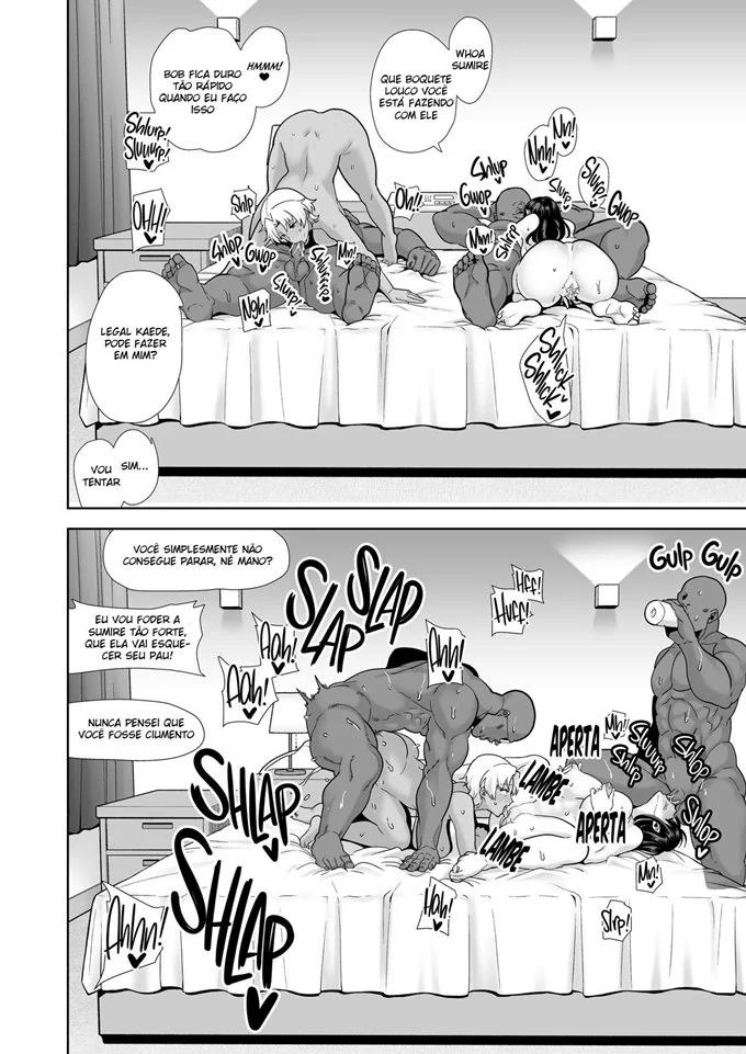 Método Selvagem 3: Troca de Namoradas Negras: Uma Aventura de Pura Sacanagem em Hentai Brasileiro