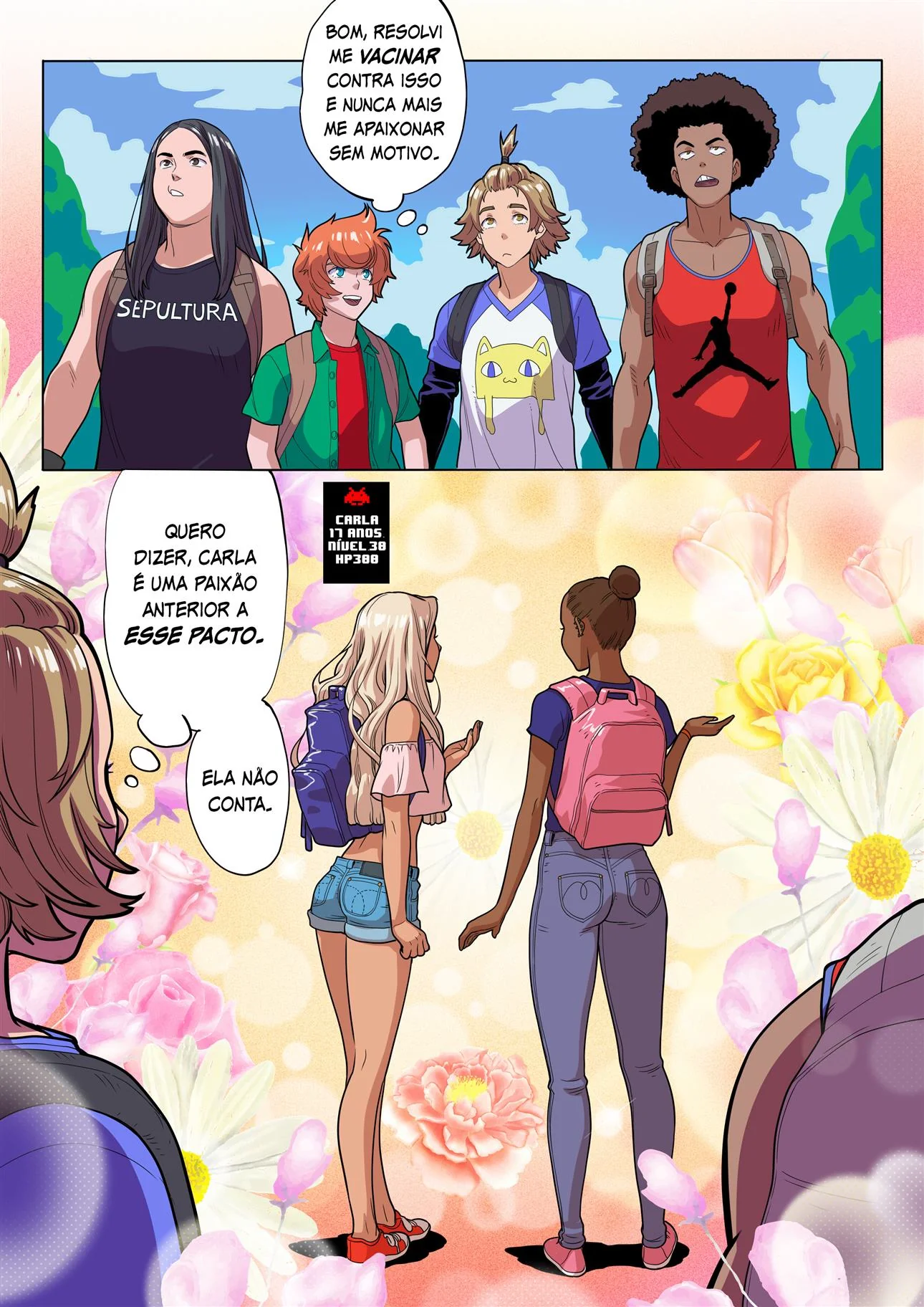 Mike e suas Aventuras para Perder o Cabaço - Em Hentai HQ Brasileiro