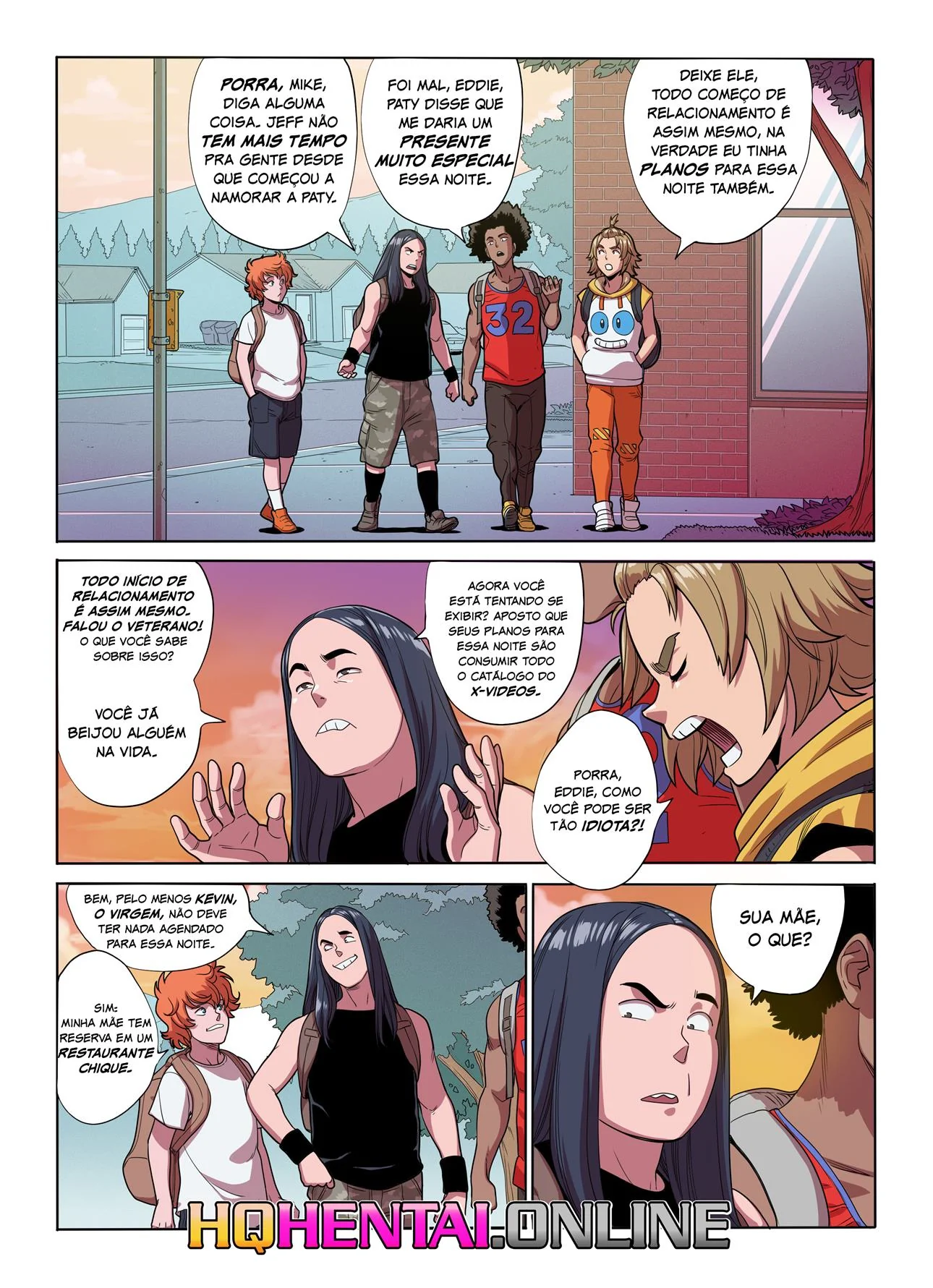 Mike e suas Aventuras para Perder o Cabaço - Em Hentai HQ Brasileiro