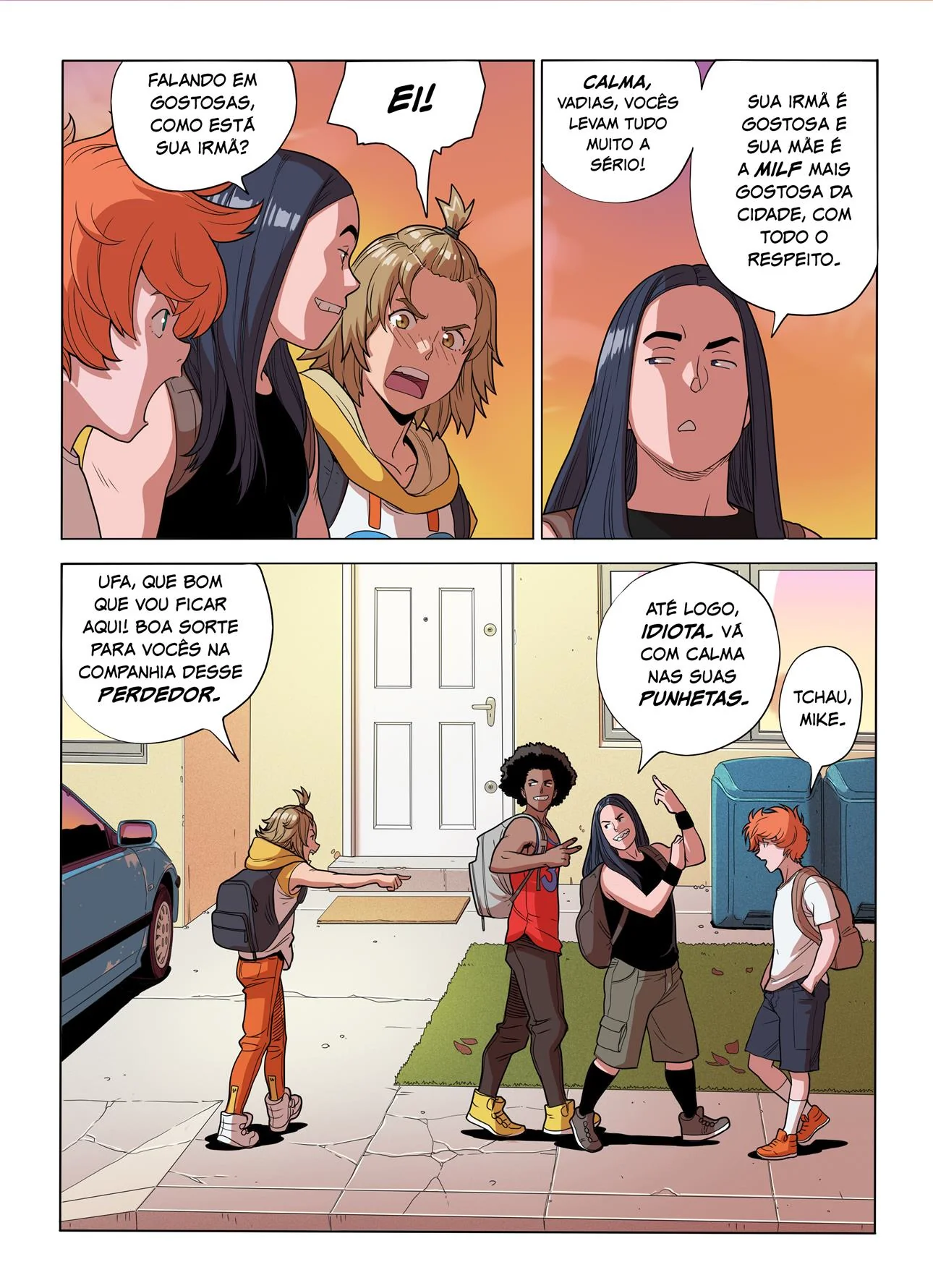 Mike e suas Aventuras para Perder o Cabaço - Em Hentai HQ Brasileiro