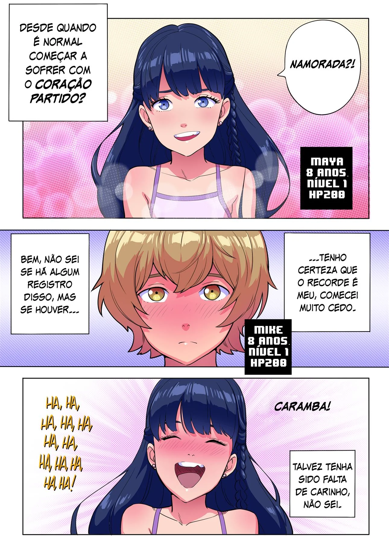 Mike e suas Aventuras para Perder o Cabaço - Em Hentai HQ Brasileiro