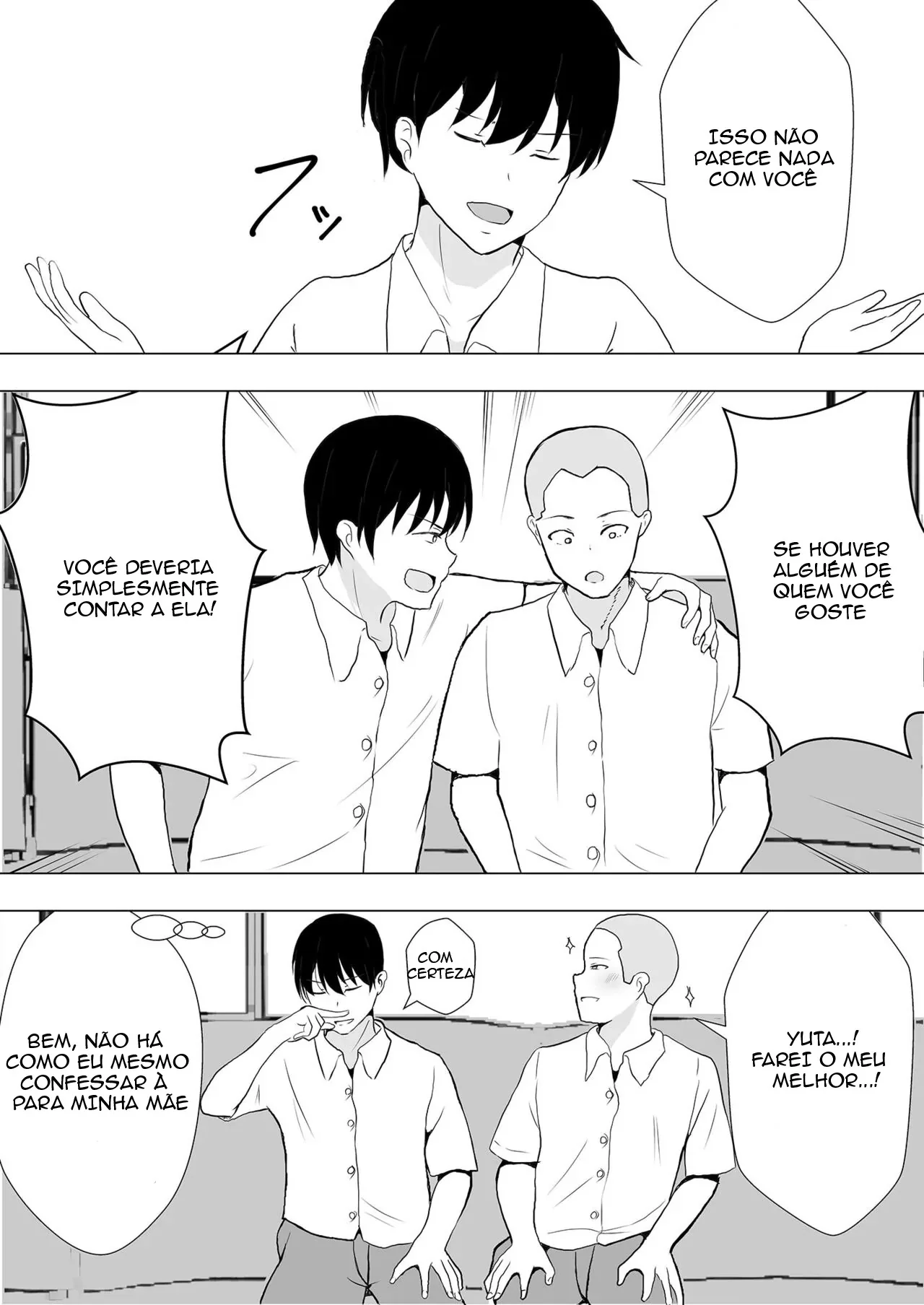 Minha Mãe, a Piranha da Buceta Quente, Dando para o Amigo do Filho em Hentai HQ Brasileiro