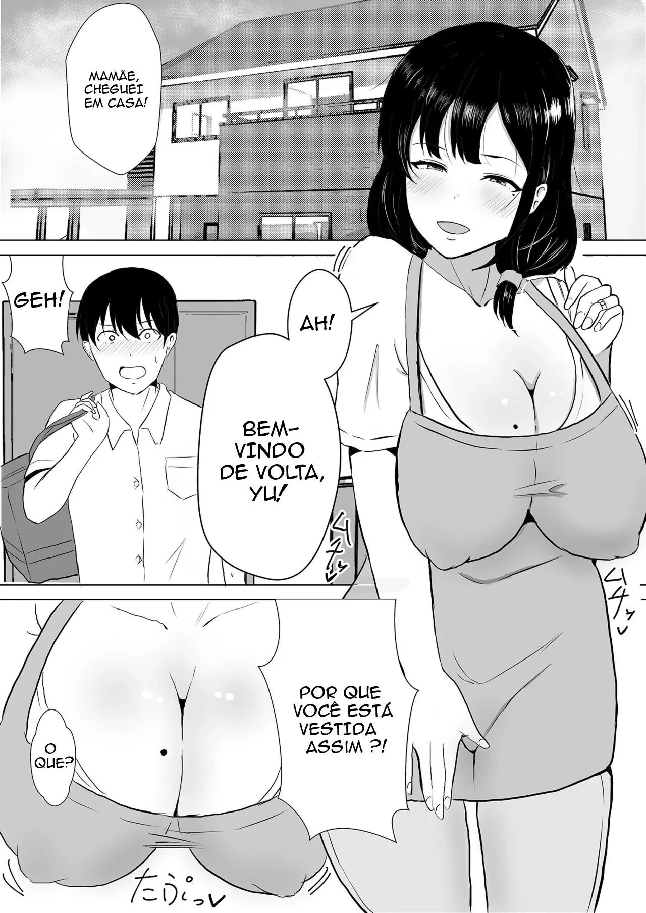 Minha Mãe, a Piranha da Buceta Quente, Dando para o Amigo do Filho em Hentai HQ Brasileiro