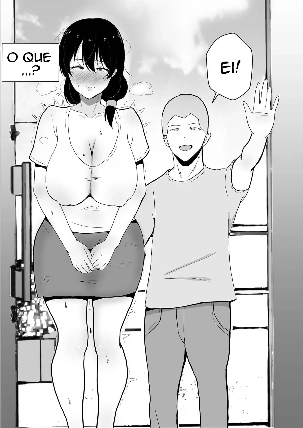 Minha Mãe, a Piranha da Buceta Quente, Dando para o Amigo do Filho em Hentai HQ Brasileiro