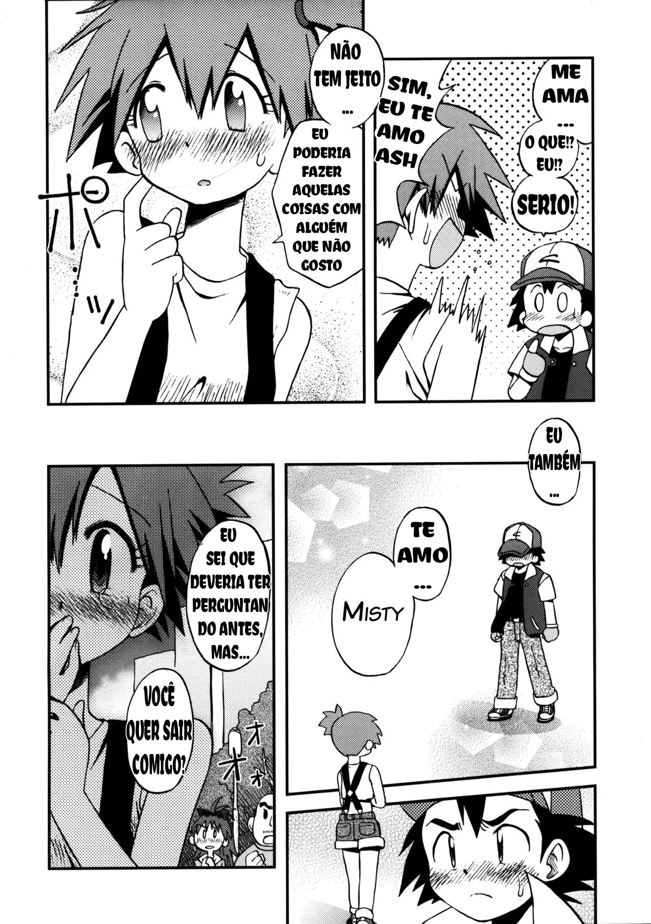 Misty, a Piranha Safada, Seduz Ash com sua Buceta Molhada - Em Hentai HQ Brasileiro