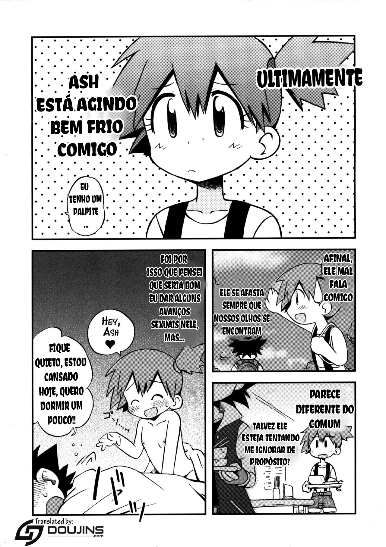 Misty, a Piranha Safada, Seduz Ash com sua Buceta Molhada - Em Hentai HQ Brasileiro