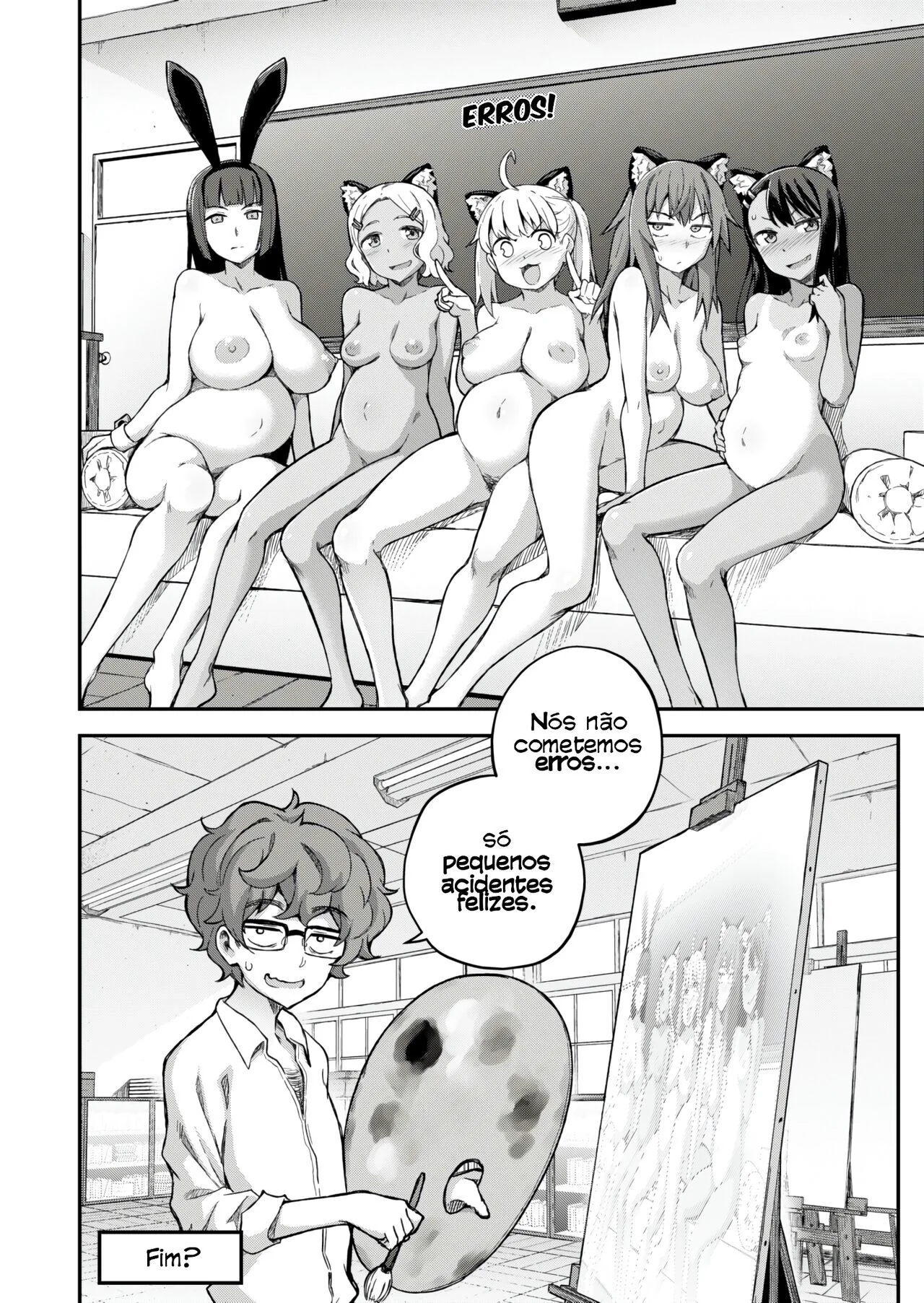 Nagatoro Safadinha: Sacanagem entre Piranha e Pica em HQ de Hentai Brasileiro
