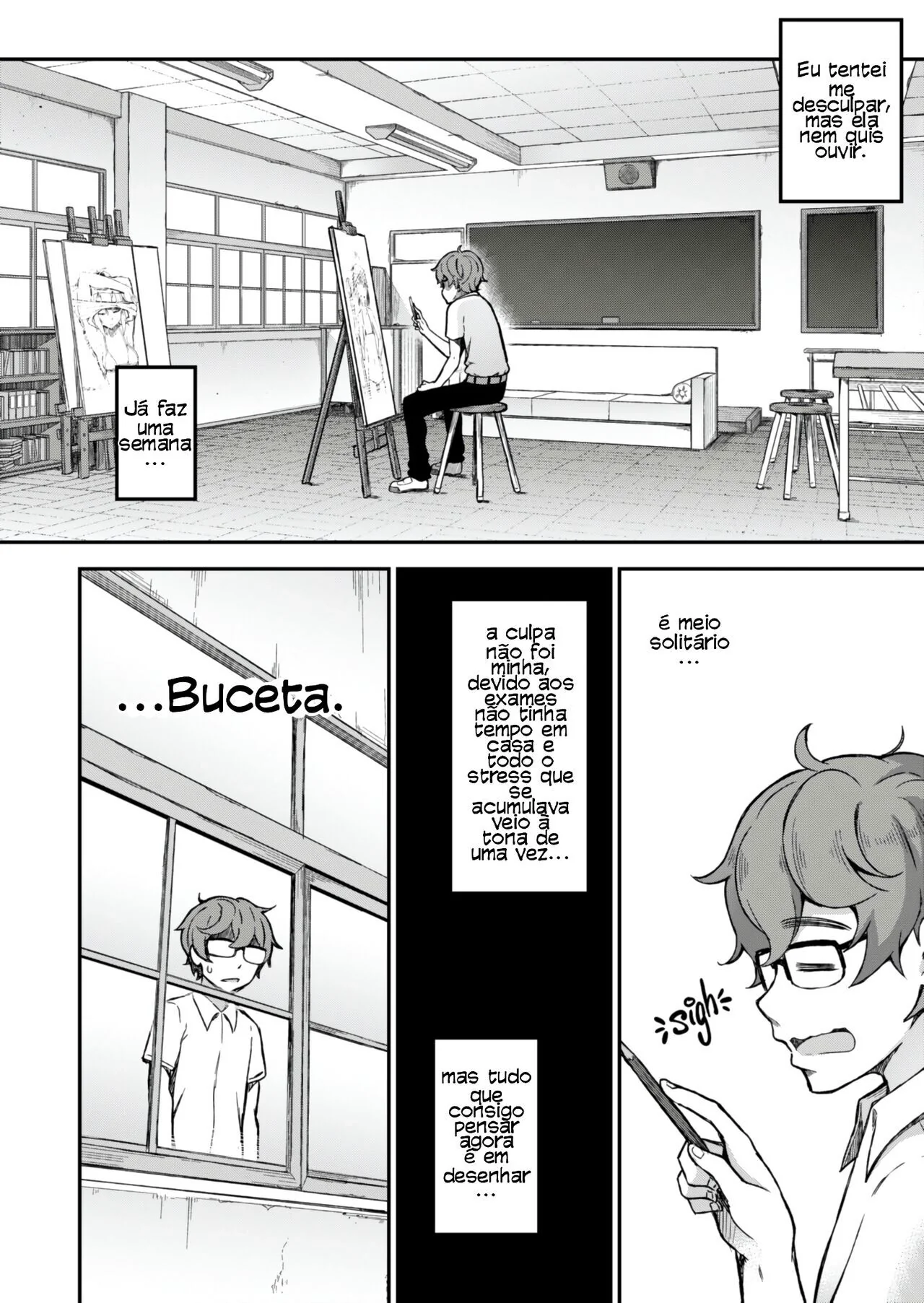 Nagatoro Safadinha: Sacanagem entre Piranha e Pica em HQ de Hentai Brasileiro