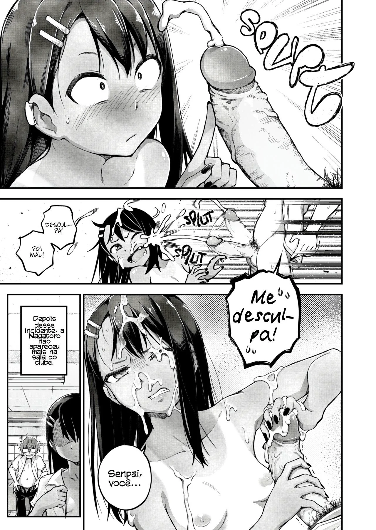 Nagatoro Safadinha: Sacanagem entre Piranha e Pica em HQ de Hentai Brasileiro