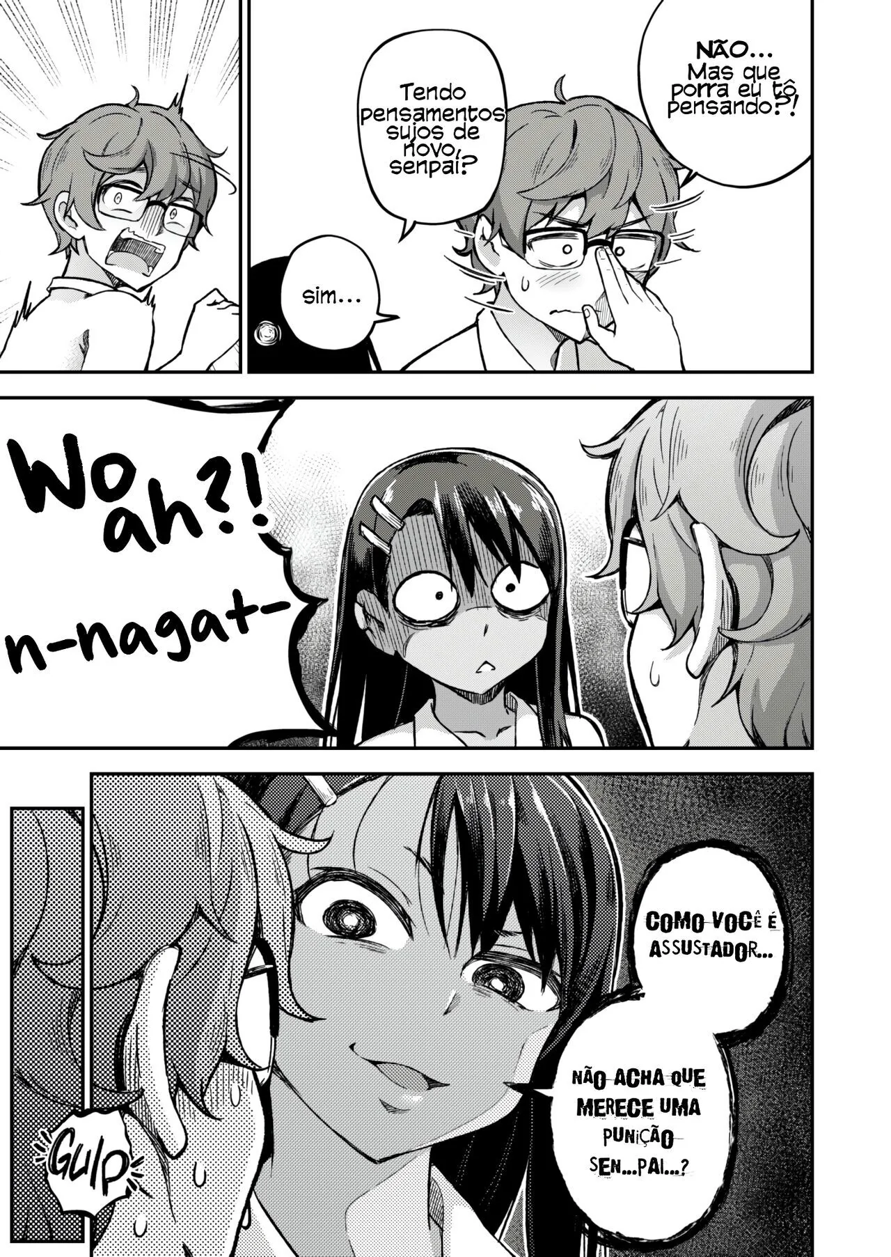 Nagatoro Safadinha: Sacanagem entre Piranha e Pica em HQ de Hentai Brasileiro