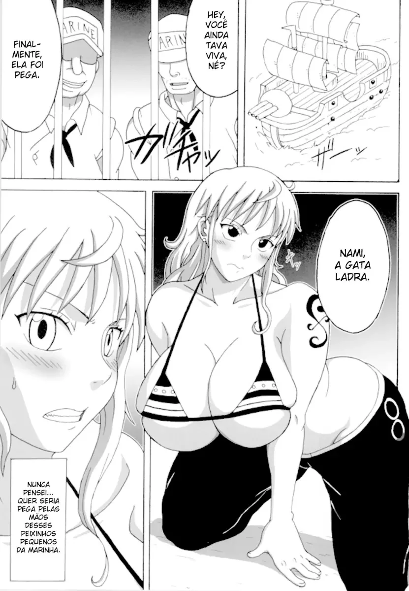 Nami a Ladra de Tesouros Levando Pica dos Marinheiros Pervertidos em HQ Brasileiro Nami a Ladra de Tesouros Levando Pica dos Marinheiros Pervertidos em HQ Brasileiro