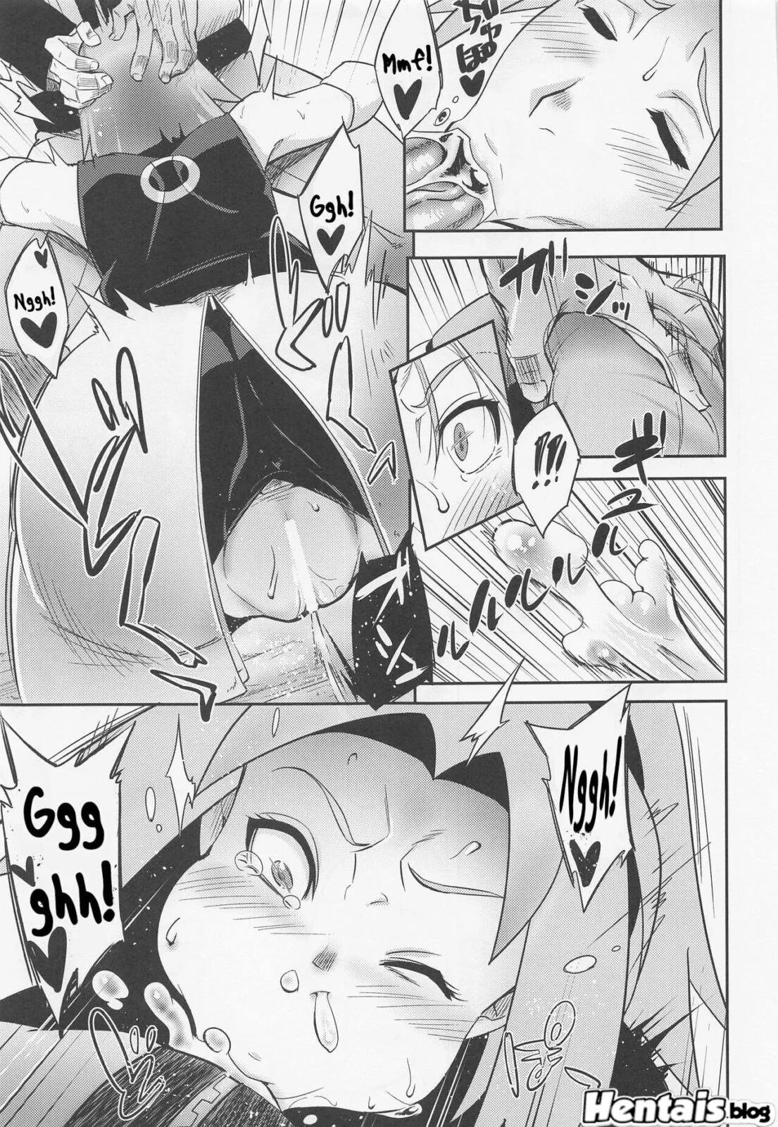 Naruto a rola da piranha da Sakura em uma super HQ de anime hentai